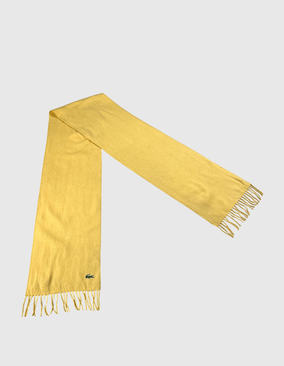 Lacoste Vintage Lacoste Wool Scarf Size ONE SIZE - 3 Thumbnail