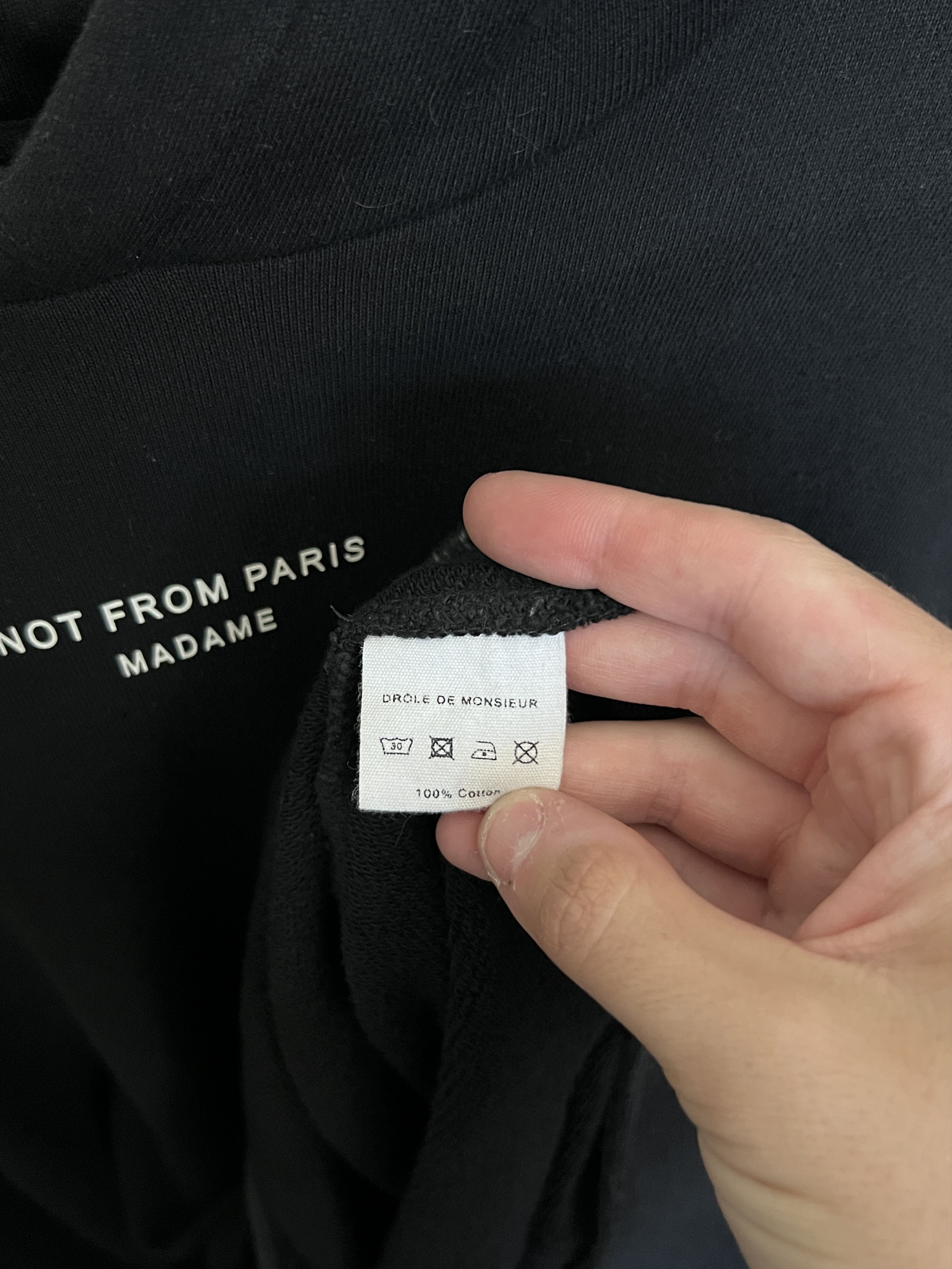 Drole De Monsieur Drole De Monsieur 'Not From Paris Madame' Hoodie Size US M / EU 48-50 / 2 - 4 Thumbnail