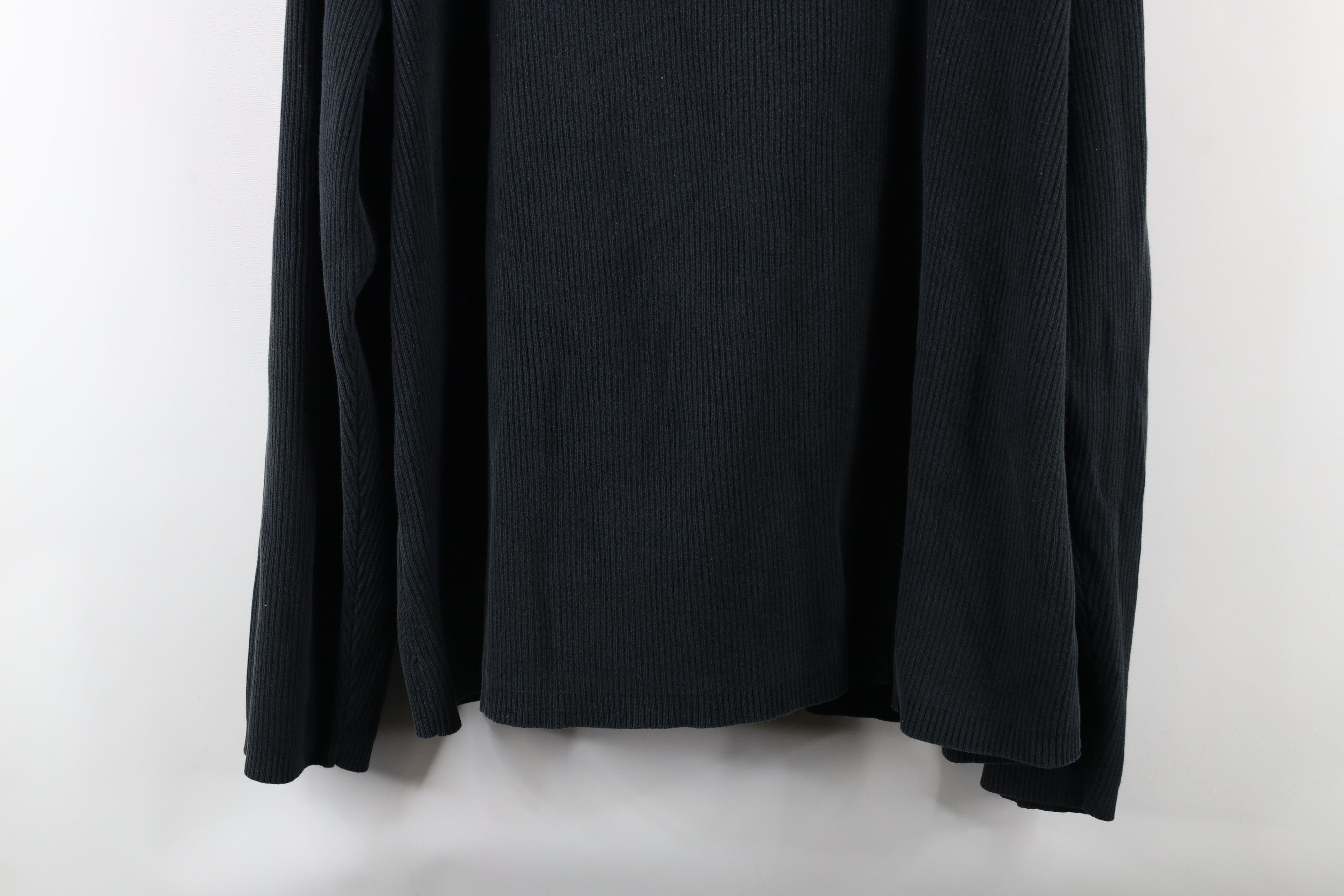 Harley Davidson × Vintage Vintage 90s Harley Davidson Out Ribbed Knit Sweater Black Size 3XL / US 20-22 - 11 Thumbnail