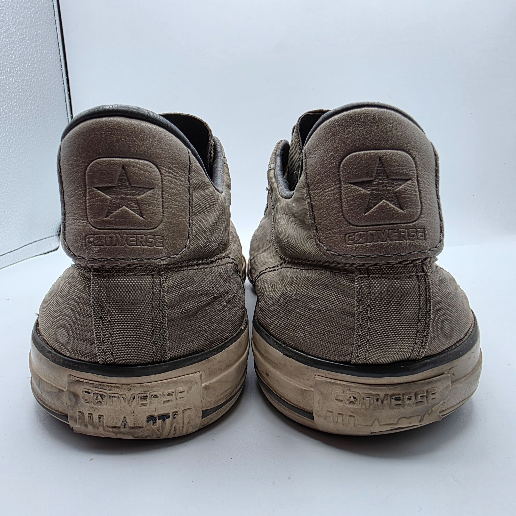 Converse × John Varvatos Converse x John Varvatos Mens Size 11 Gray Laceless Slip On Size US 11 / EU 44 - 5 Thumbnail