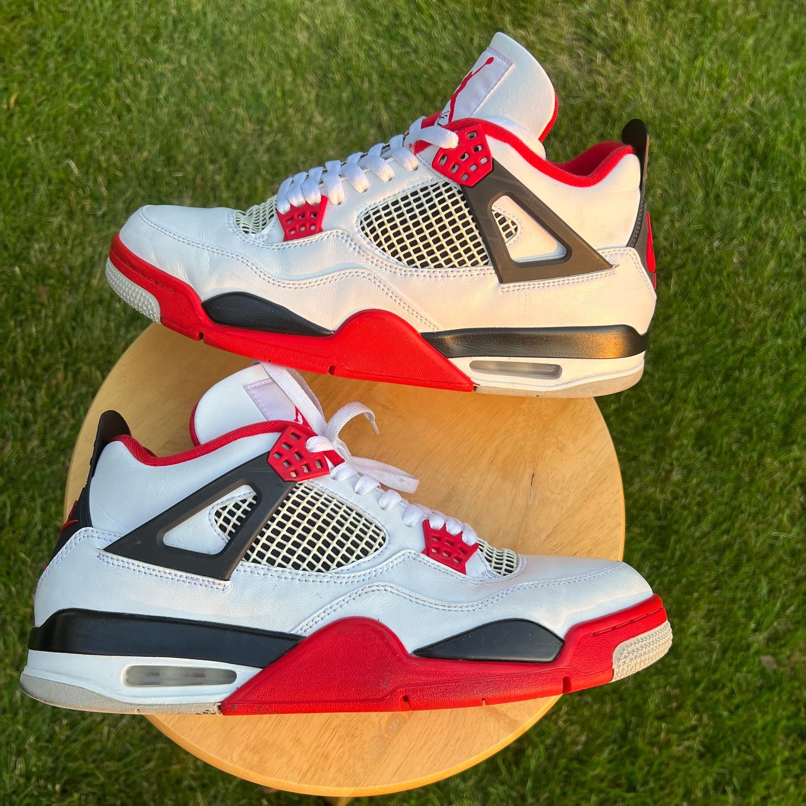 Jordan Brand × Nike Air Jordan 4 Retro OG Fire Red 2020 Men's Shoes - Size 11.5 Size US 11.5 / EU 44-45 - 3 Thumbnail