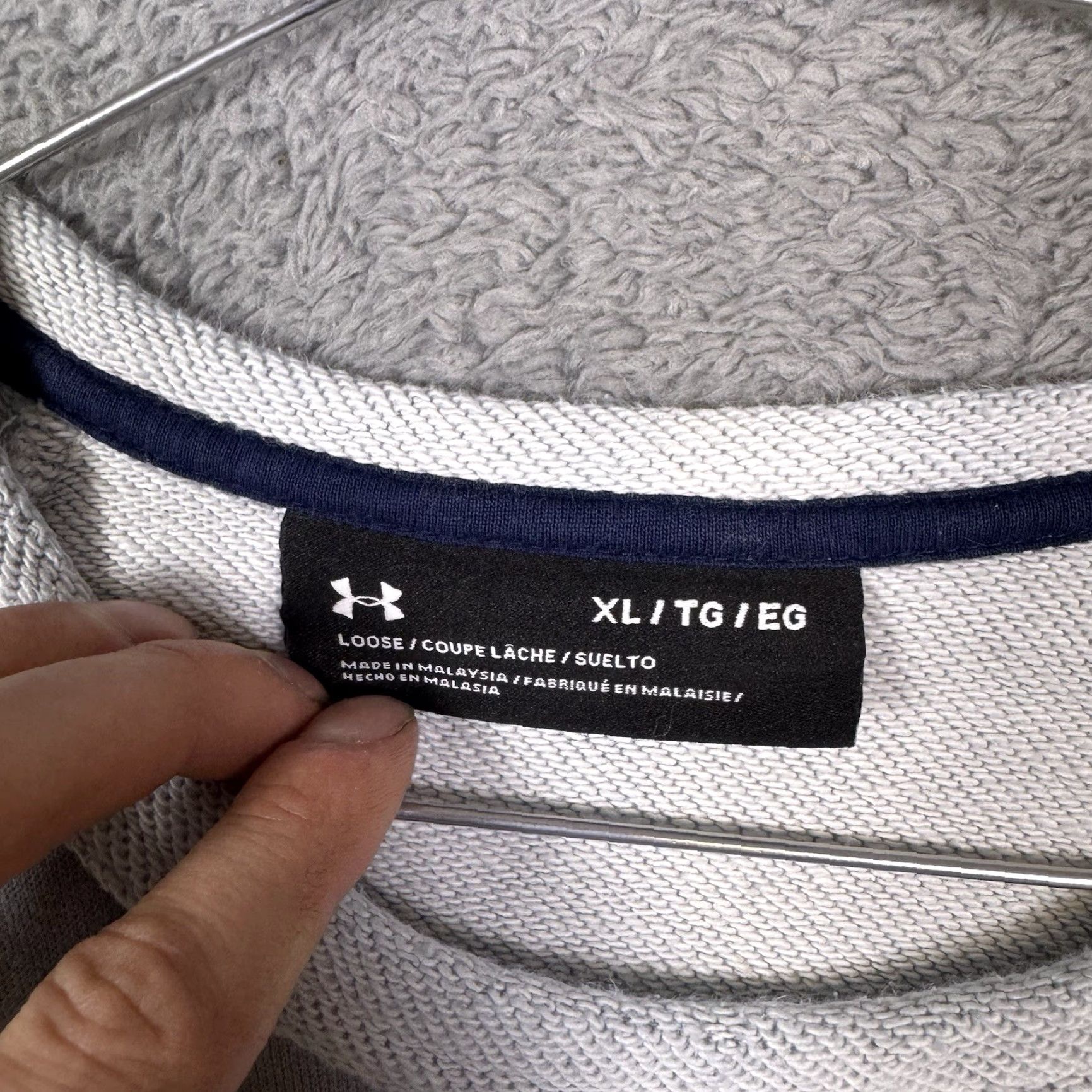Under Armour VINTAGE Under Armour Project Rock Sweatshirt Mens XL Heavyweight Terry Crewneck Training Size US XL / EU 56 / 4 - 7 Thumbnail
