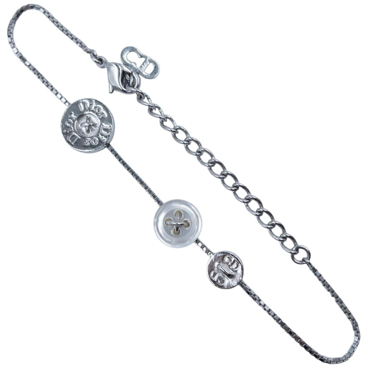 Dior Vintage Dior Button Charm Bracelet Size ONE SIZE - 7 Thumbnail