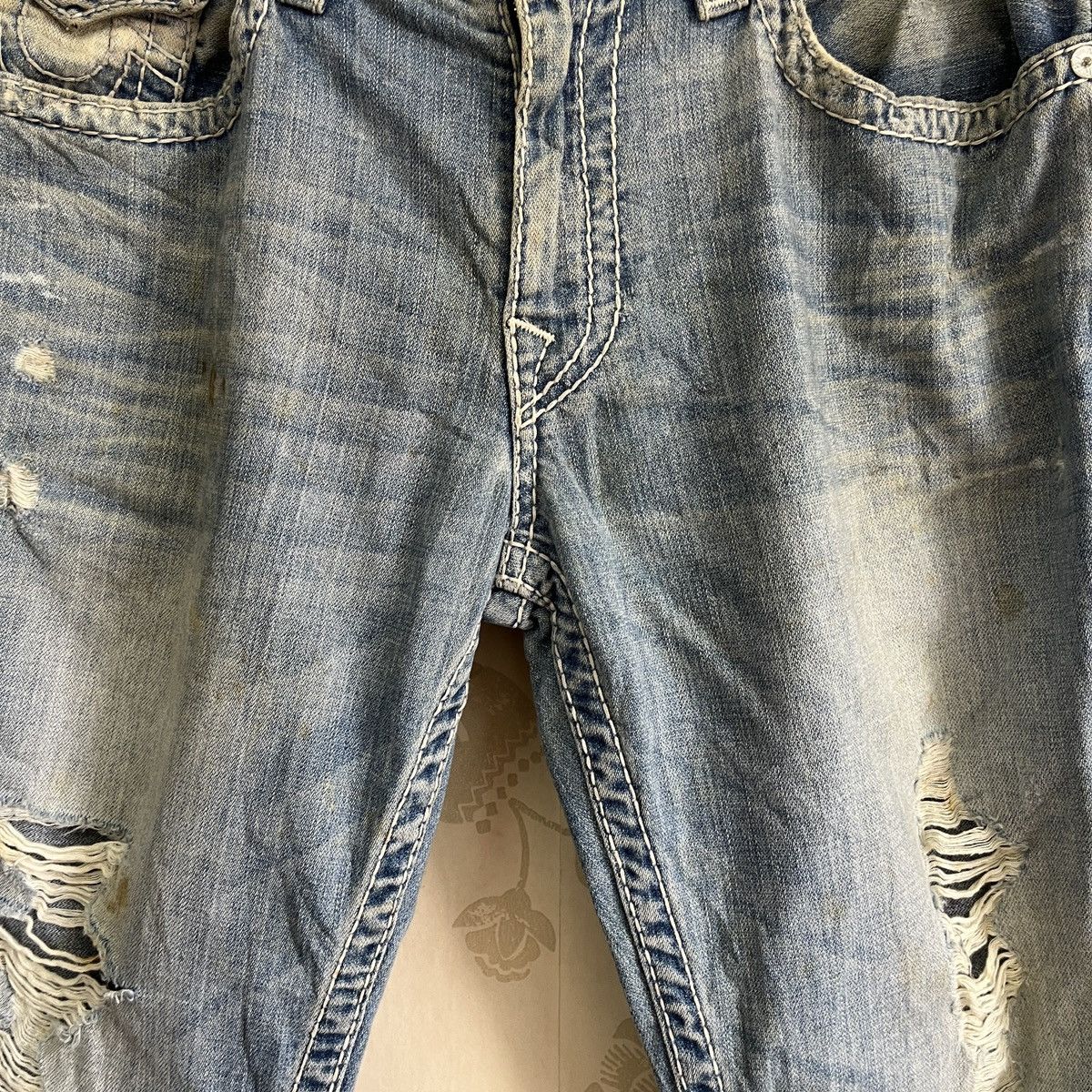 True Religion Thrashed True Religion Denim Jeans Straight Size US 34 / EU 50 - 9 Thumbnail