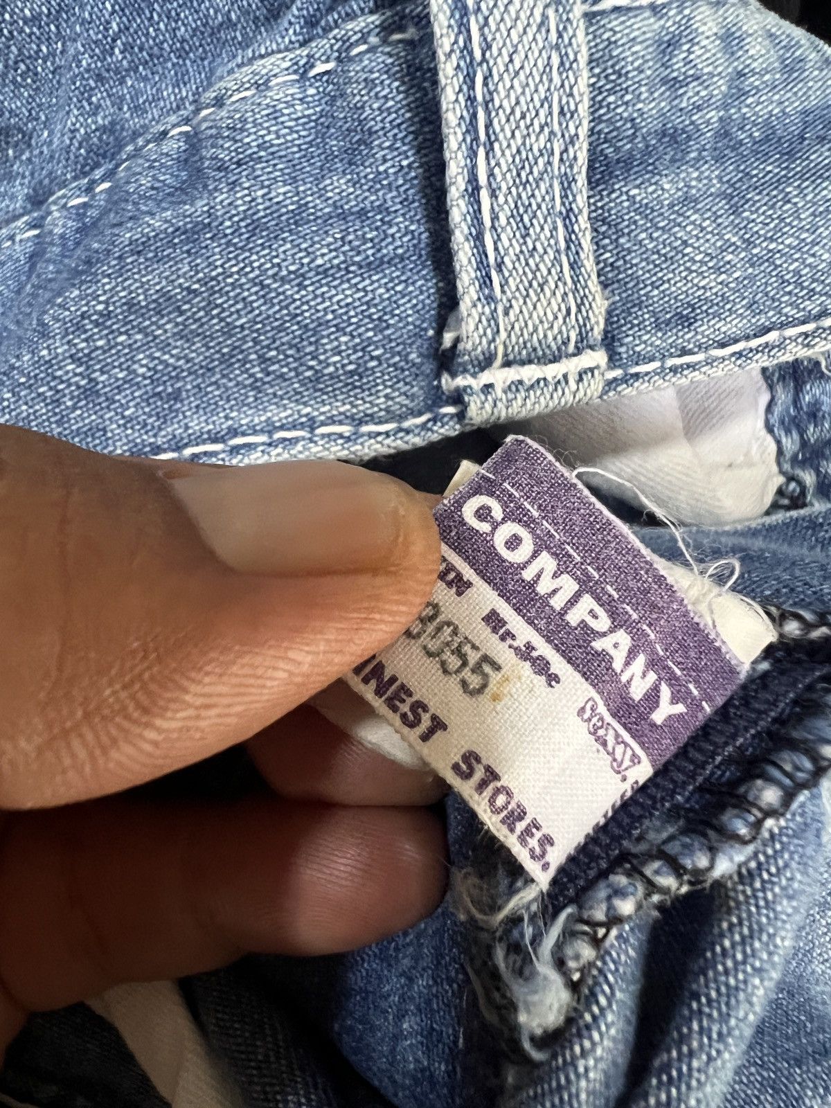 Edwin 🔥Rare Vintage Edwin Carpenter Distressed Denim Size US 26 / EU 42 - 18 Thumbnail