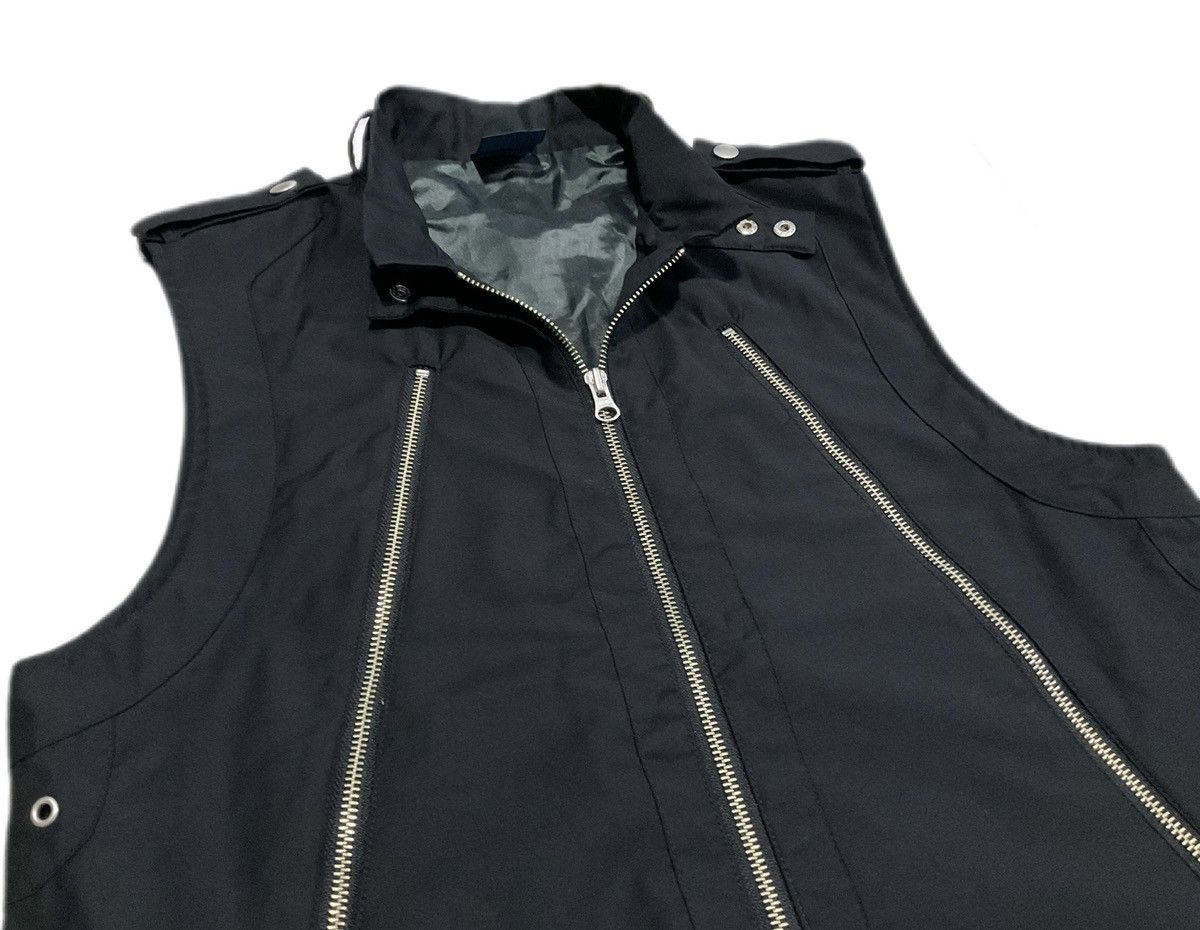 Hysteric Glamour × Japanese Brand × Seditionaries 🔥Sick Y2K Rage Blue Punk Vest Multi Zipper Size US M / EU 48-50 / 2 - 4 Thumbnail
