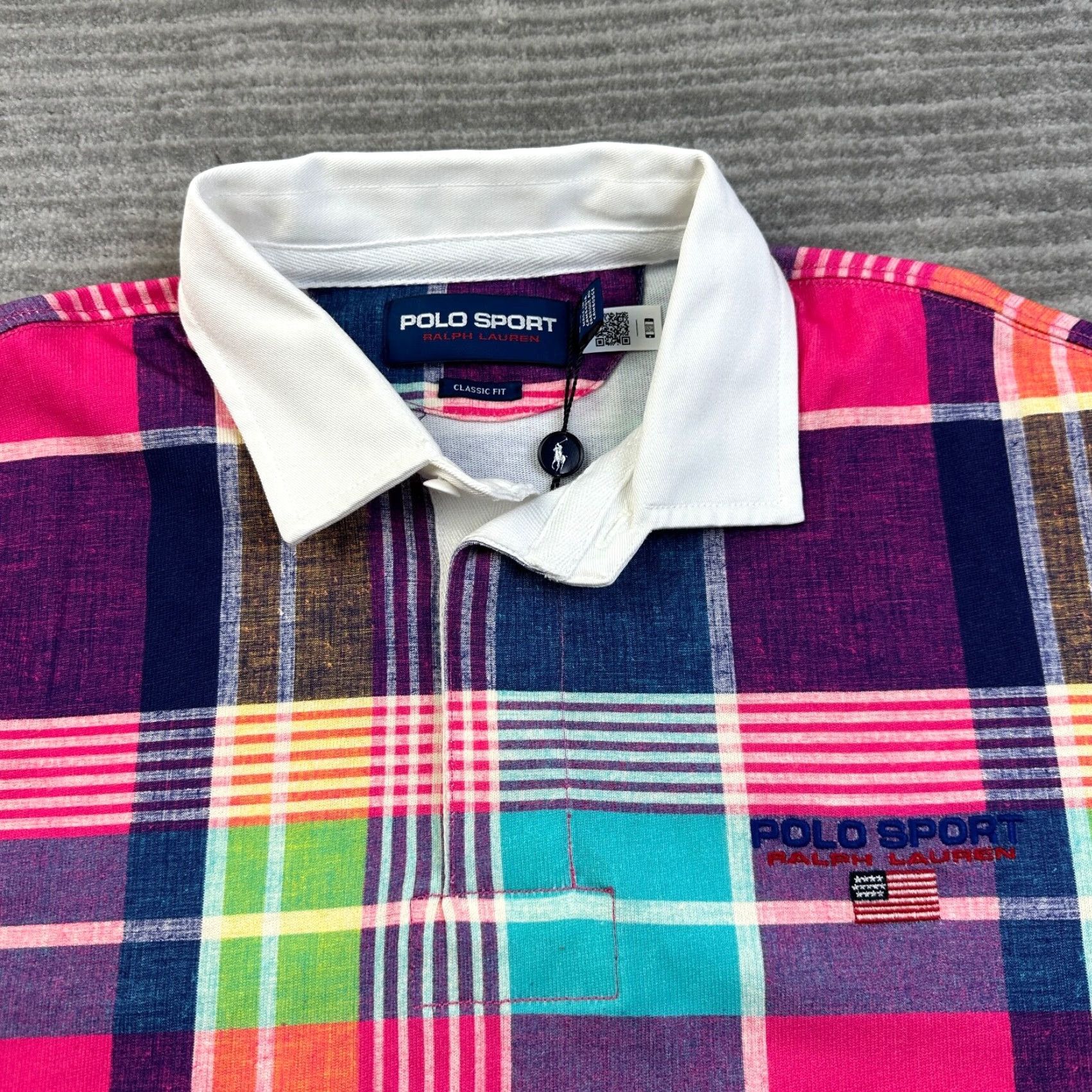 Ralph Lauren Ralph Lauren Shirt Polo Sport Rugby Large Mens Multicolor Size US L / EU 52-54 / 3 - 3 Thumbnail