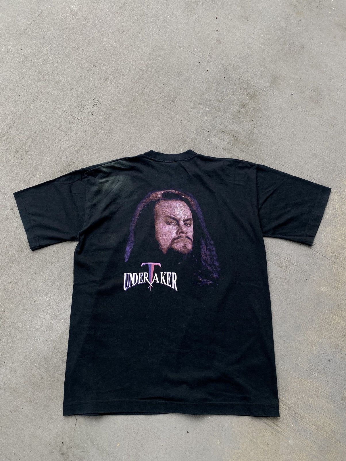 WWF Vintage 90s The Undertaker Deadman Size US L / EU 52-54 / 3 - 3 Thumbnail
