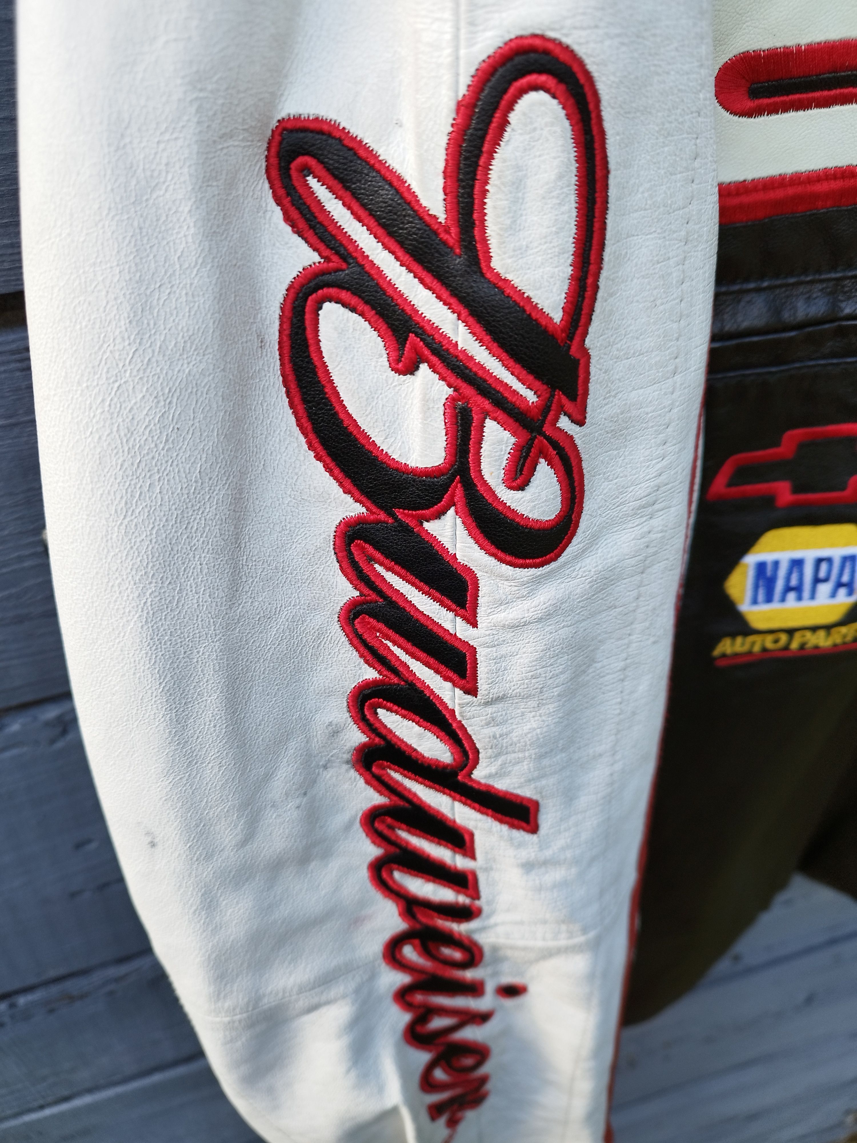 Wilsons Leather Vintage Wilsons Leather x Chase Authentic NASCAR Jacket Size US M / EU 48-50 / 2 - 5 Thumbnail