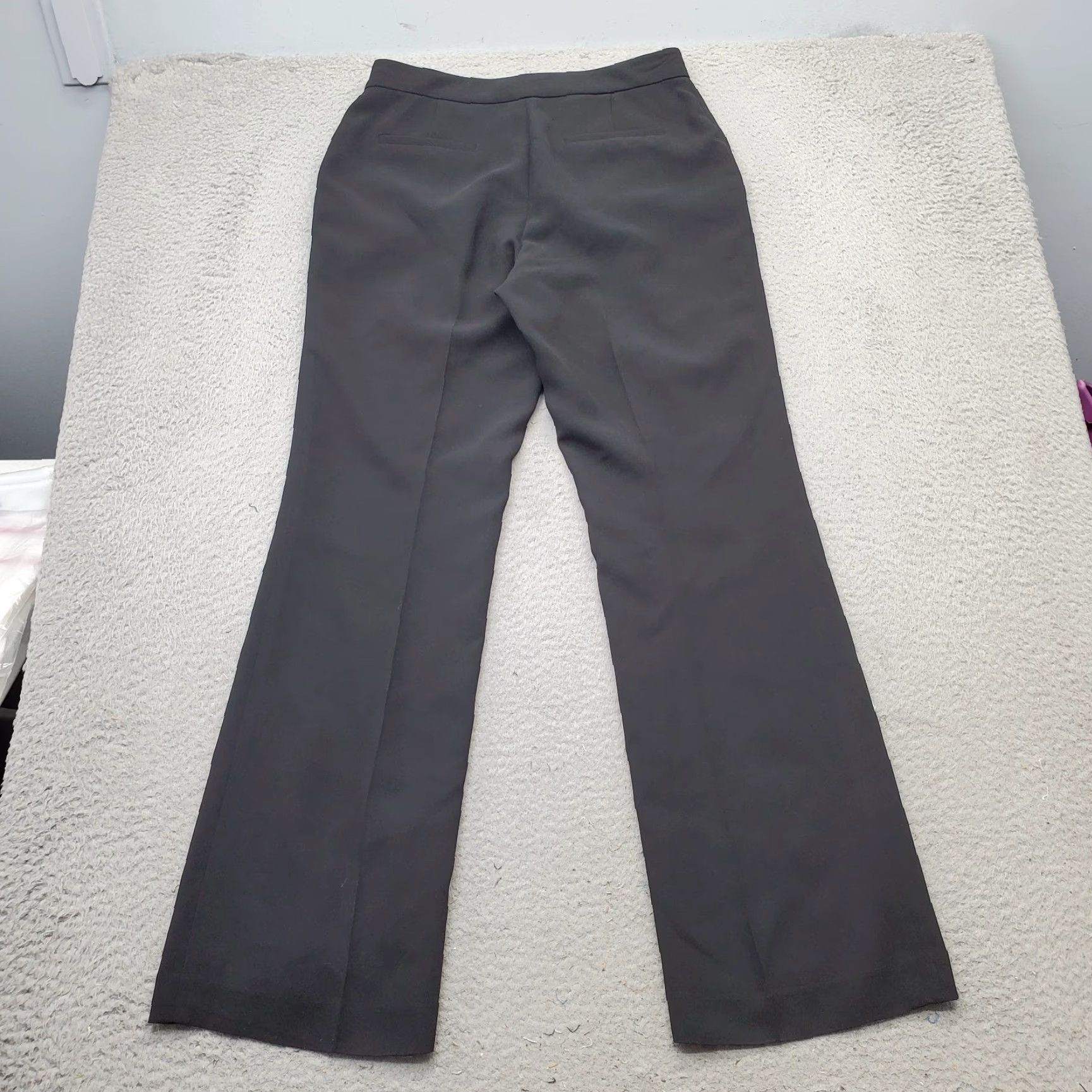 Calvin Klein Calvin Klein Dress Pants Womens Size 6 Black Flat Front Bootcut Formal Pants Ladies 6 Black Calvin Klein Dress Pants Women Boots Boots? Size 28" / US 6 / IT 42 - 2 Thumbnail