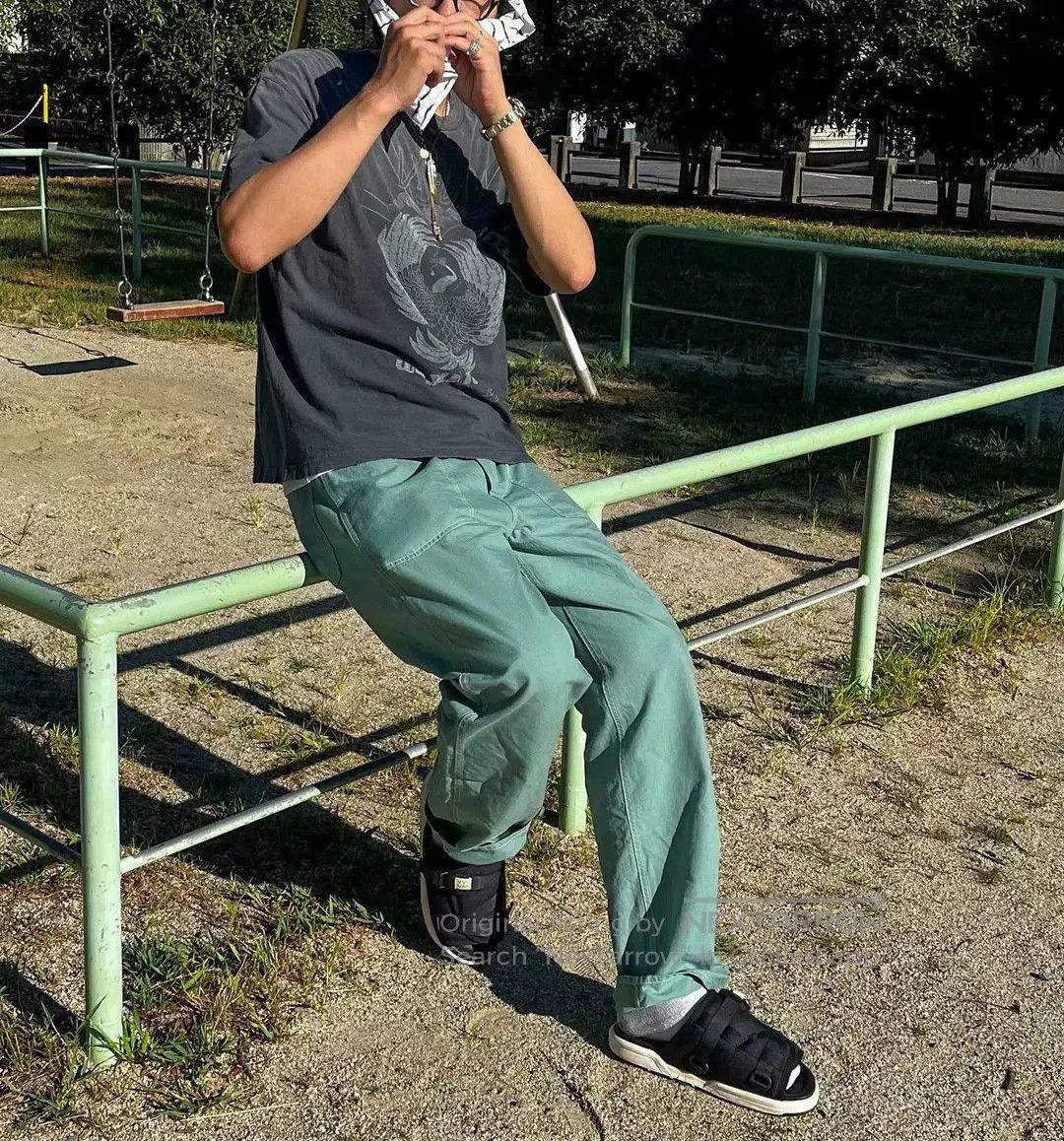 Visvim visvim carpenter pants in green new condition. Size US 44 / EU 60 - 8 Thumbnail