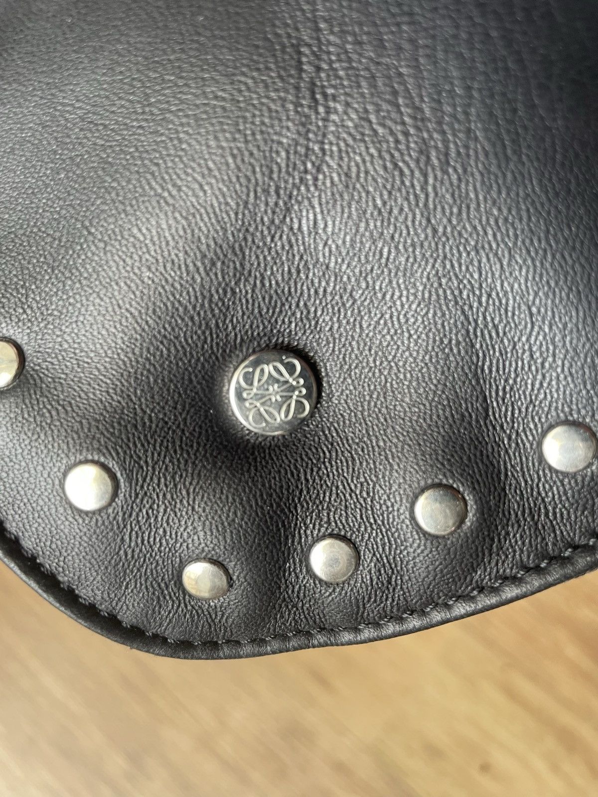 Loewe Loewe Leather Stud Biker Cap Size ONE SIZE - 4 Thumbnail