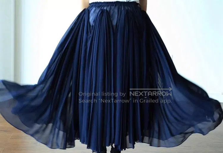 Comme des Garcons Comme Des Garcons size L Design-Inspired Gathered Skirt Size 23" - 3 Thumbnail