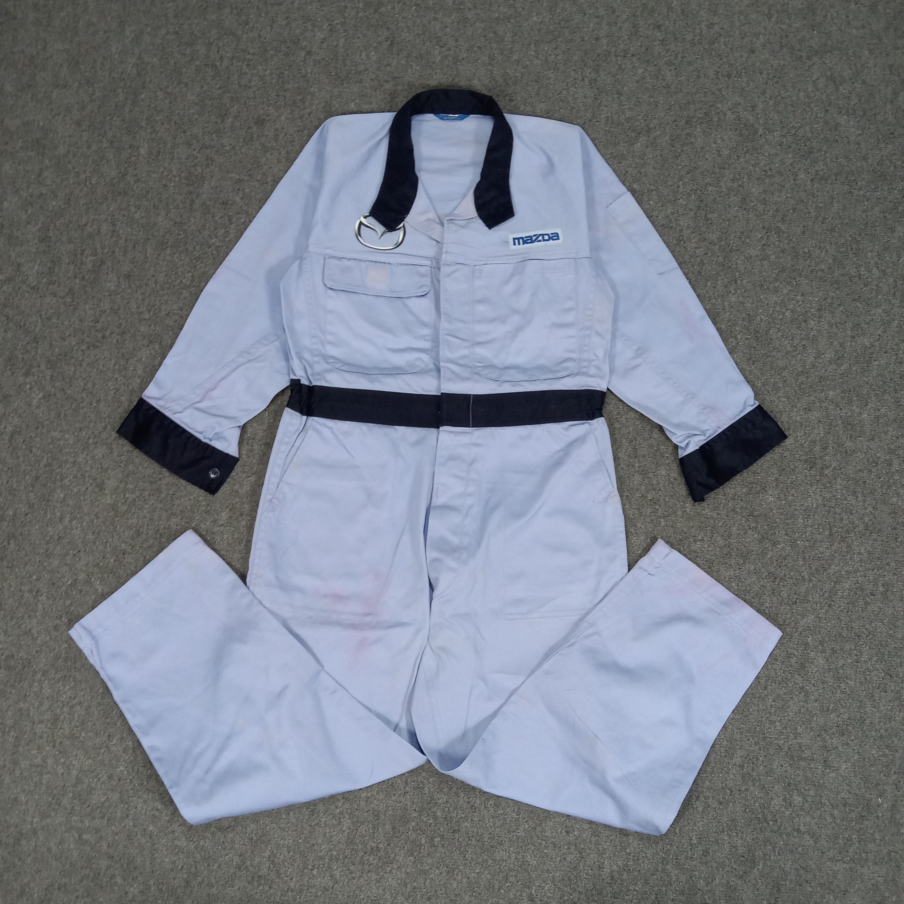 Japanese Brand × Vintage Mazda Japanese Rally Team Custom Art Coverall Jacket Size US S / EU 44-46 / 1 - 6 Thumbnail