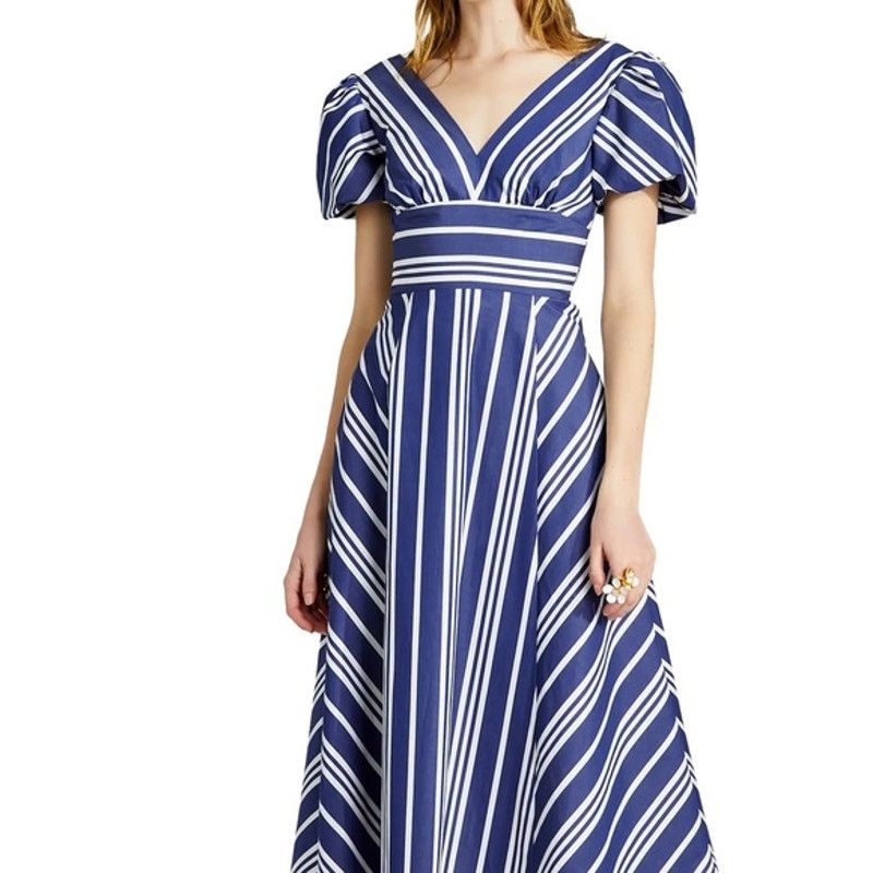 Kate Spade Kate Spade Café Stripe Midi Dress size 8 Size M / US 6-8 / IT 42-44 - 10 Thumbnail