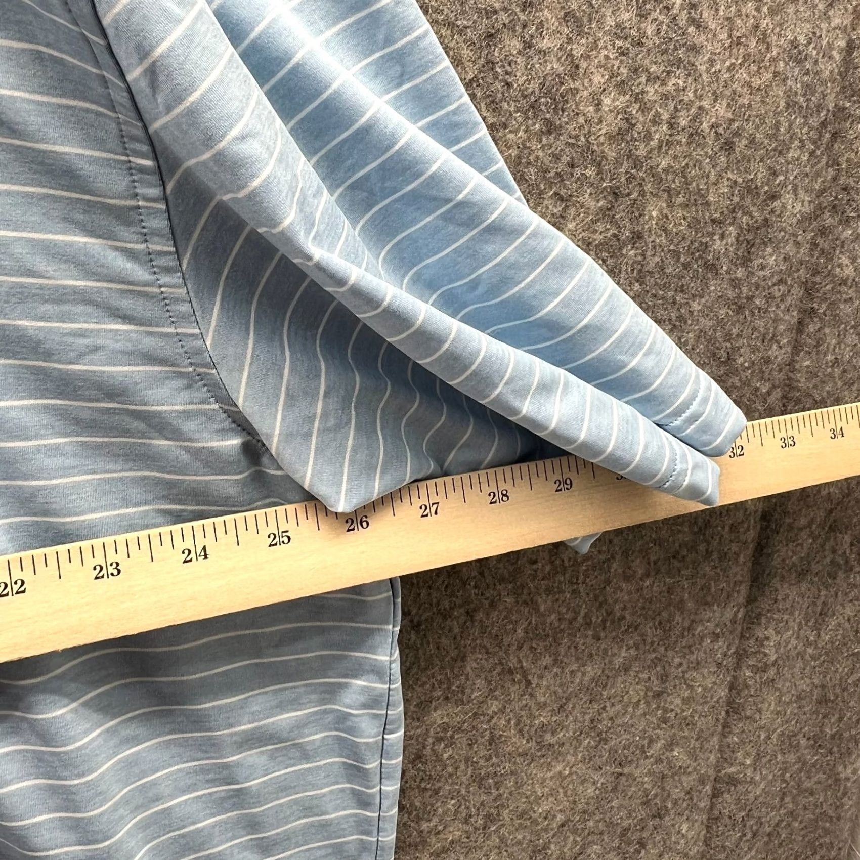 Peter Millar Peter Millar Polo Shirt Men 2XL Blue Striped Crown Crafted Halifax Stretch Short Sleeve Collared Button Polo Size US XXL / EU 58 / 5 - 3 Thumbnail