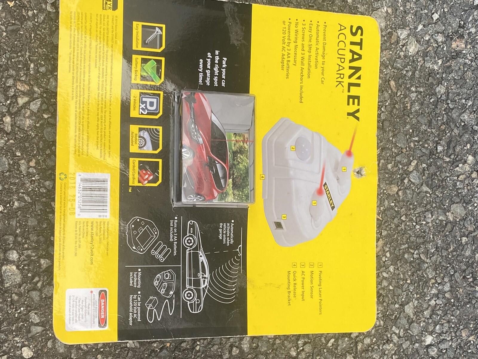 Stanley Blacker NEW Stanley Accupark Garage Parking 2 Car Laser Parking Size ONE SIZE - 7 Thumbnail