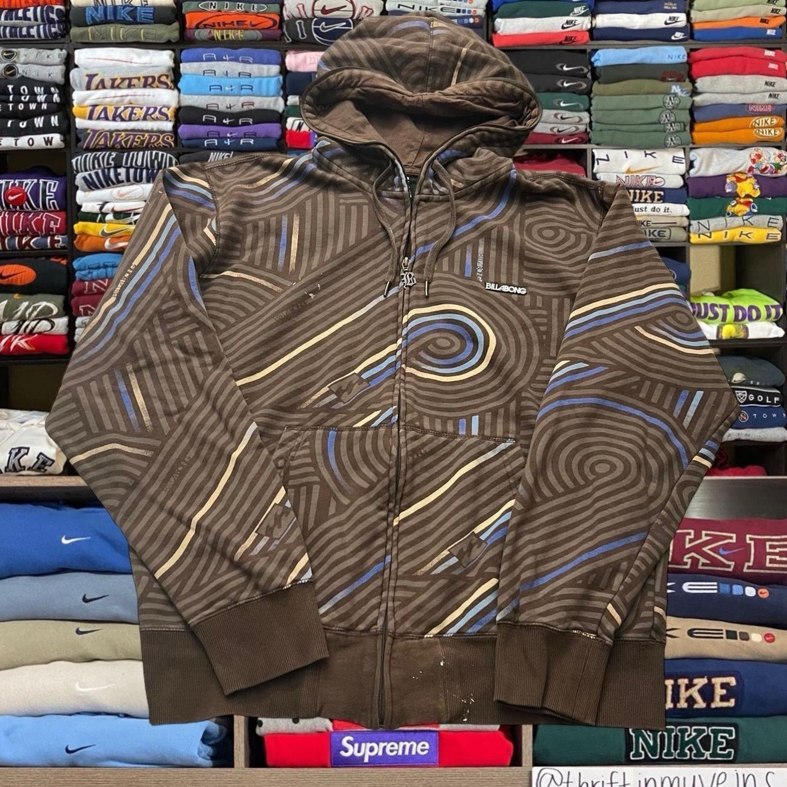 Billabong Y2K Billabong Sweatshirt Size US L / EU 52-54 / 3 - 1 Thumbnail