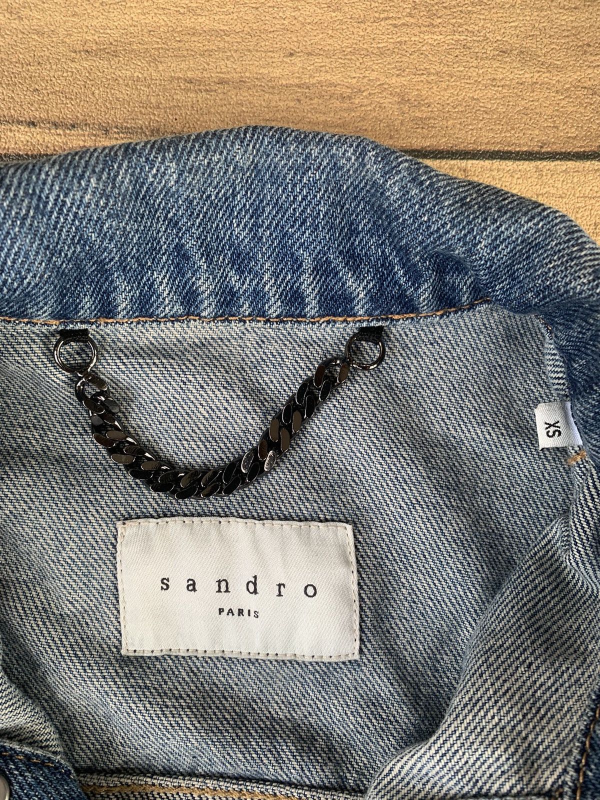 Sandro Sandro trucker denim Size S / US 4 / IT 40 - 5 Thumbnail
