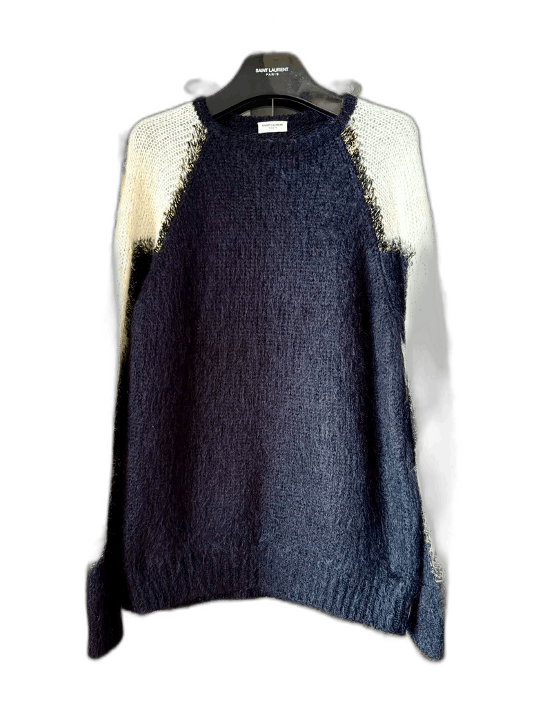 Saint Laurent Paris saint laurent 22fw black white sweater Size US XS / EU 42 / 0 - 1 Thumbnail