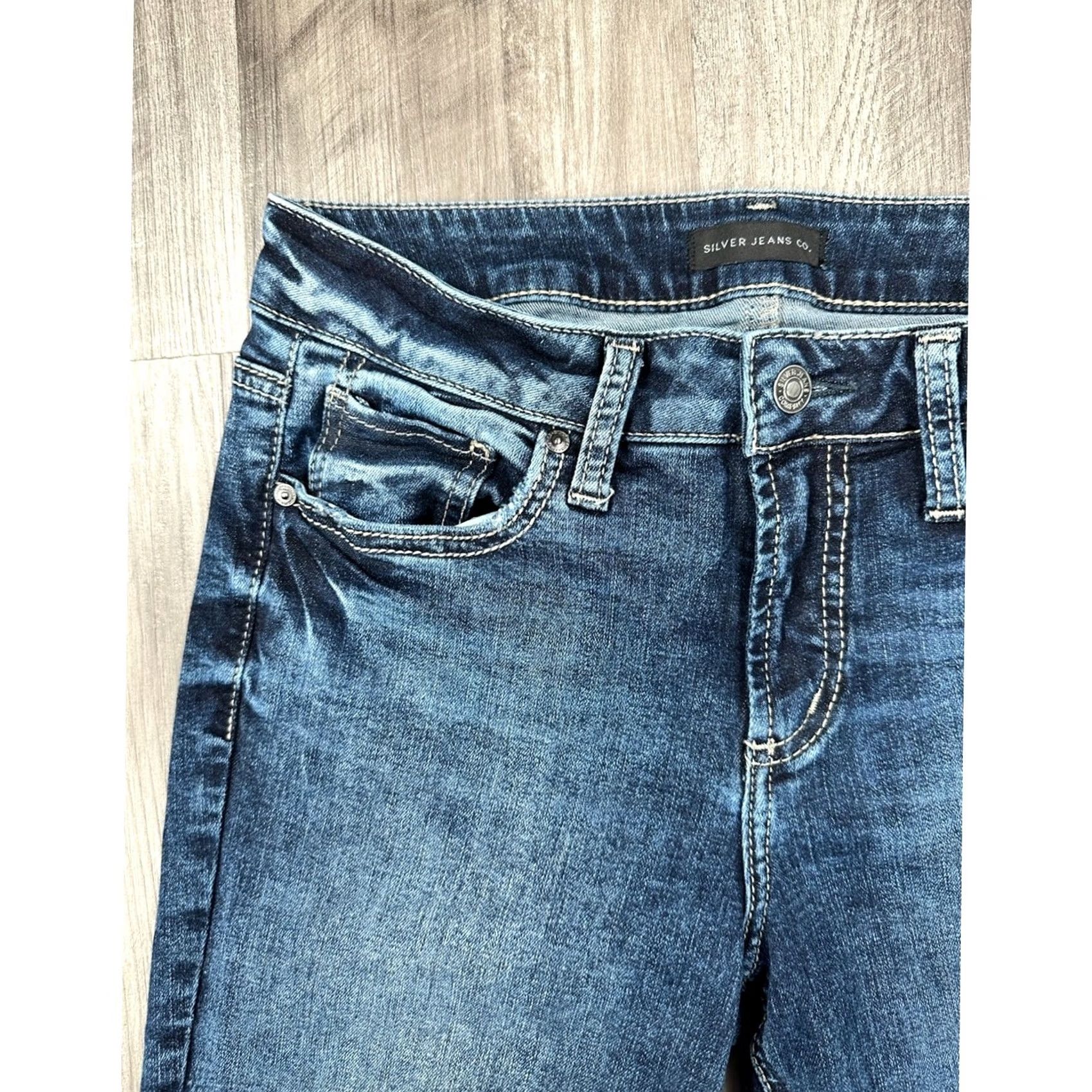 Silver Jeans Co. Silver Jeans Co. Suki Slim Bootcut Jeans Women’s Size 29x33 Medium Wash Size 29" - 7 Thumbnail