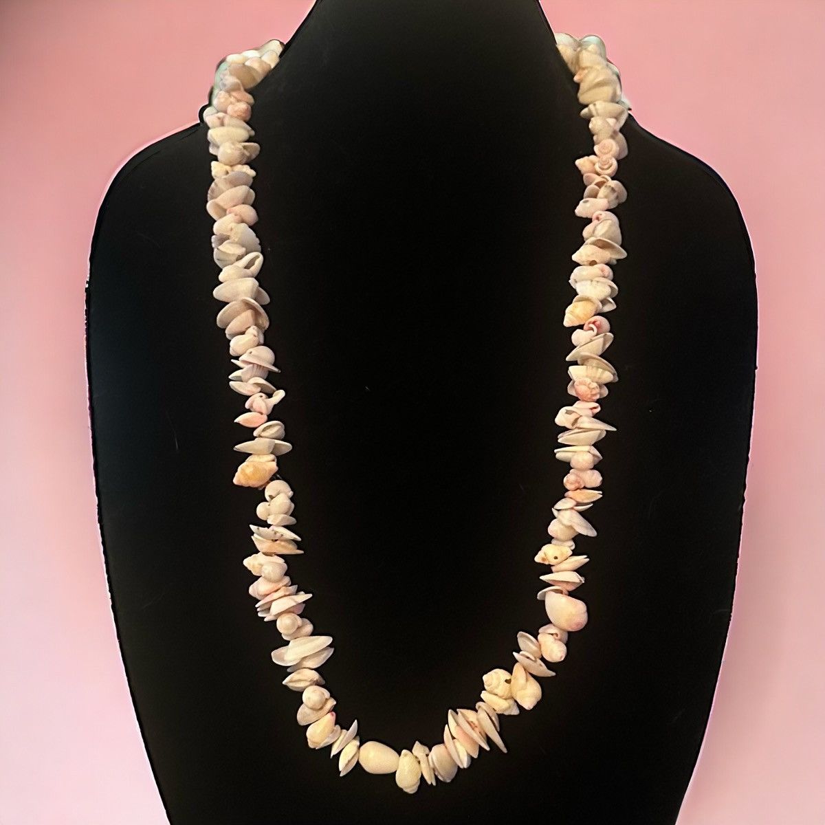 Other Long pink seashell necklace Size ONE SIZE - 1 Thumbnail