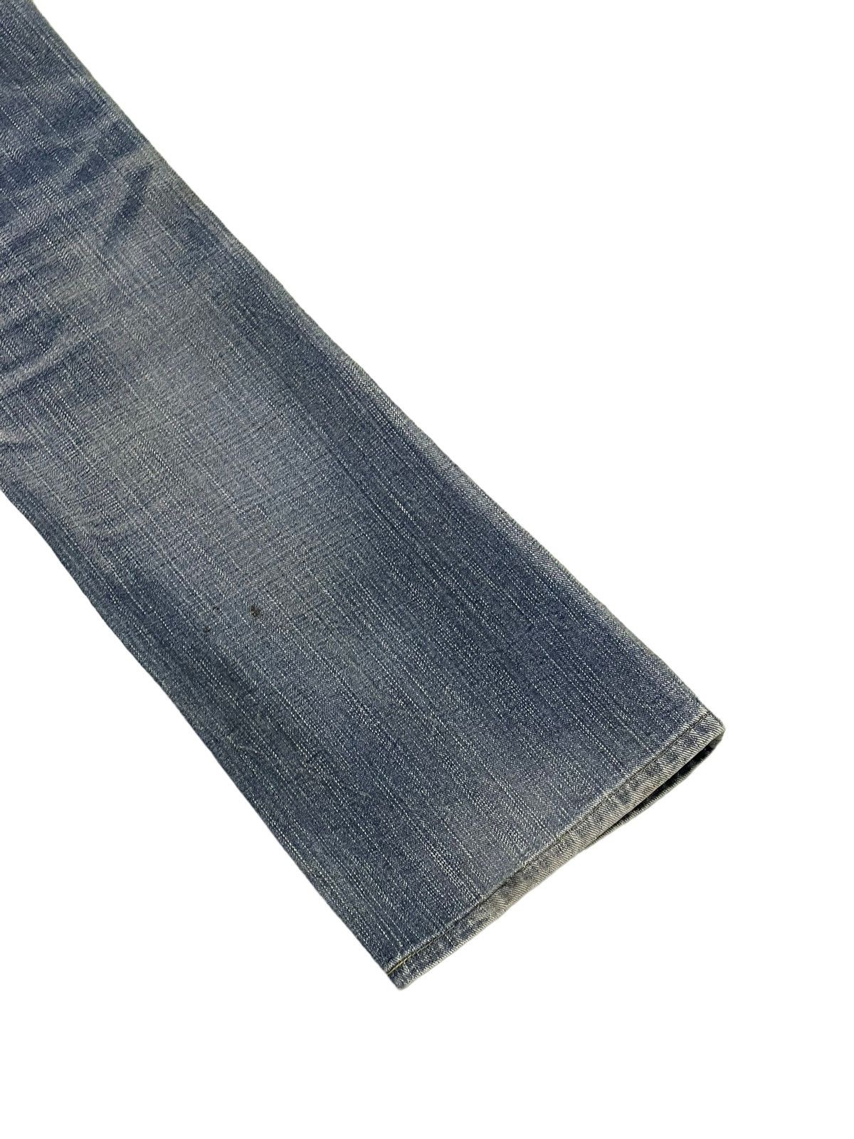 Hysteric Glamour × Japanese Brand Flare Jeans Lee Japan Faded Distress Boot Cut 8🟦2 Size US 35 - 16 Thumbnail