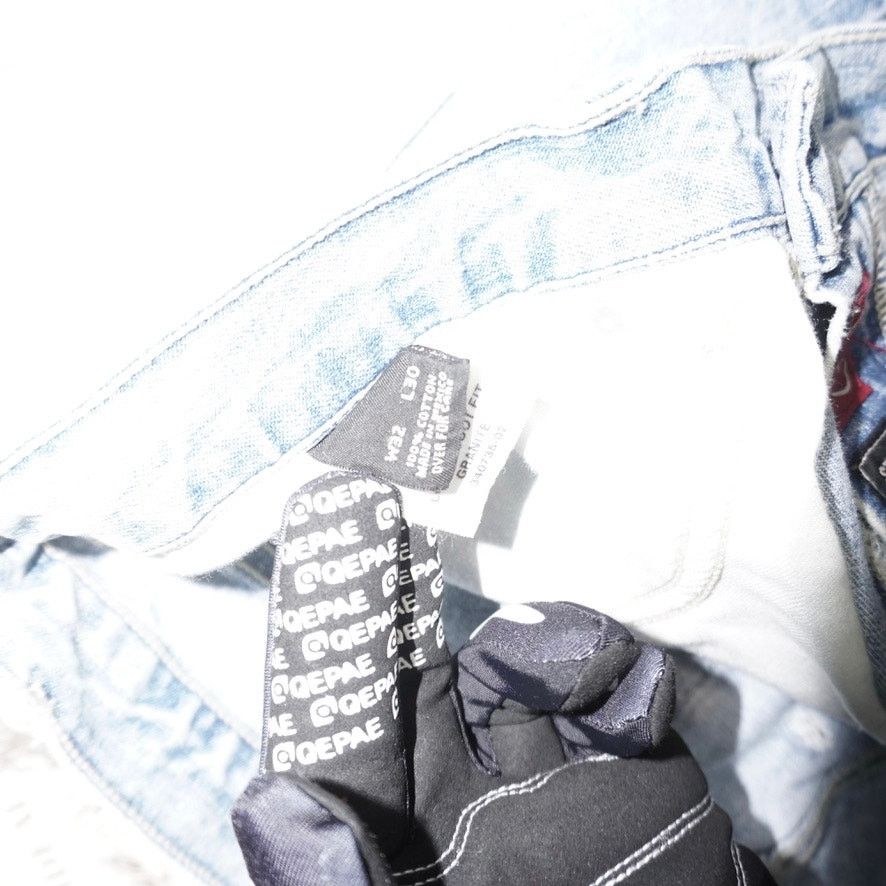 Structure Vintage Y2K structure denim jeans workwear 2000s faded pants Size US 32 / EU 48 - 4 Thumbnail