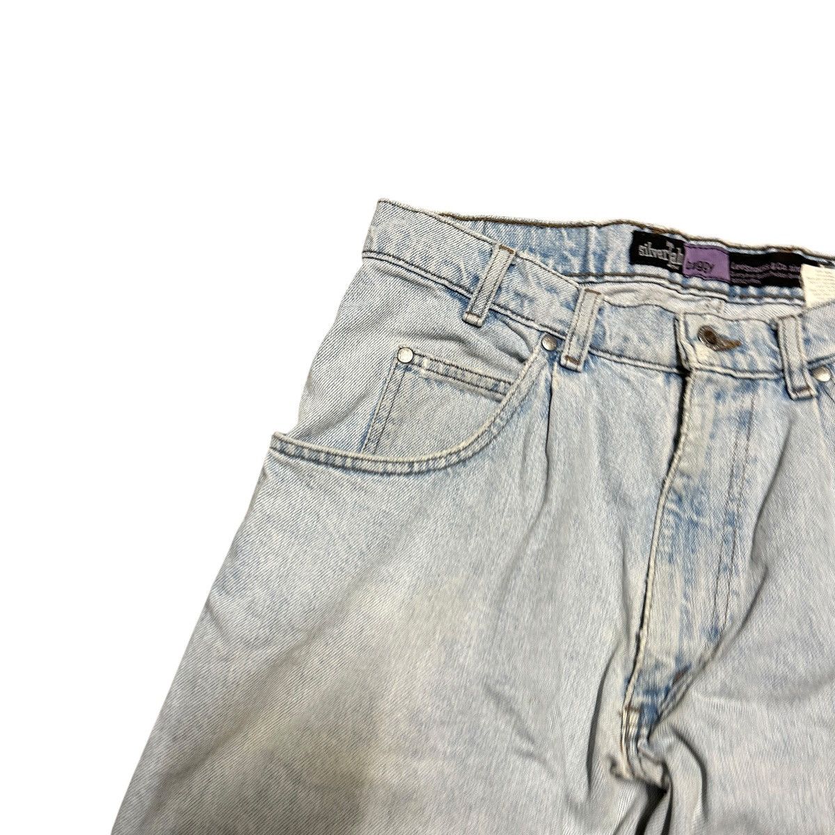 Levi's × Vintage Vintage 90s Levi’s Silvertab Baggy Purple Label Jeans Size US 33 - 4 Thumbnail