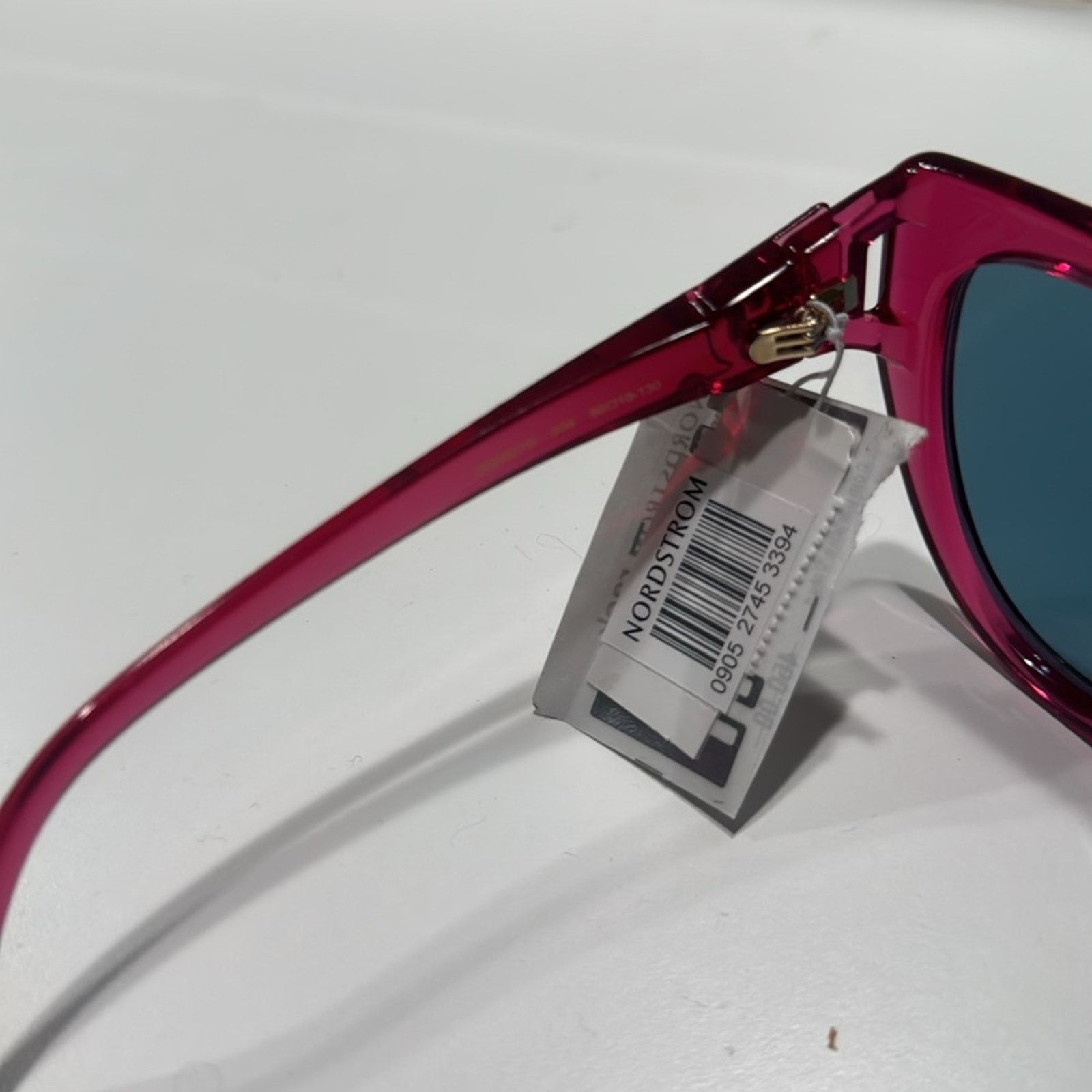 Gucci Gucci 56mm Cat Eye Sunglasses Red with blue lenses Size ONE SIZE - 5 Thumbnail
