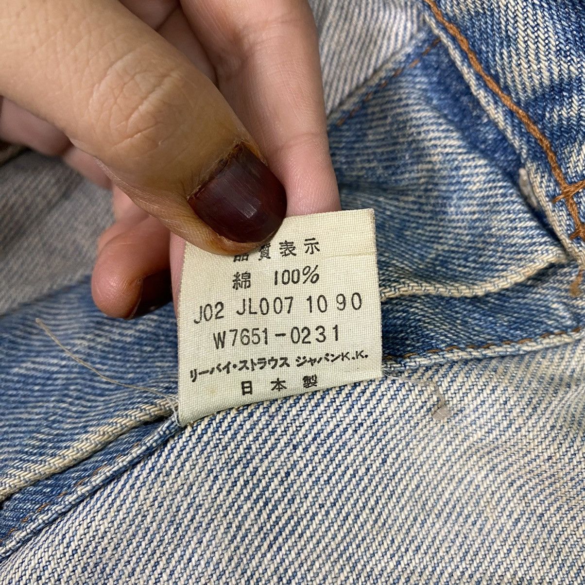 Levi's × Levi's Vintage Clothing 💥 90s LEVIS DENIM CROP JEAN JACKET Size M / US 6-8 / IT 42-44 - 9 Thumbnail