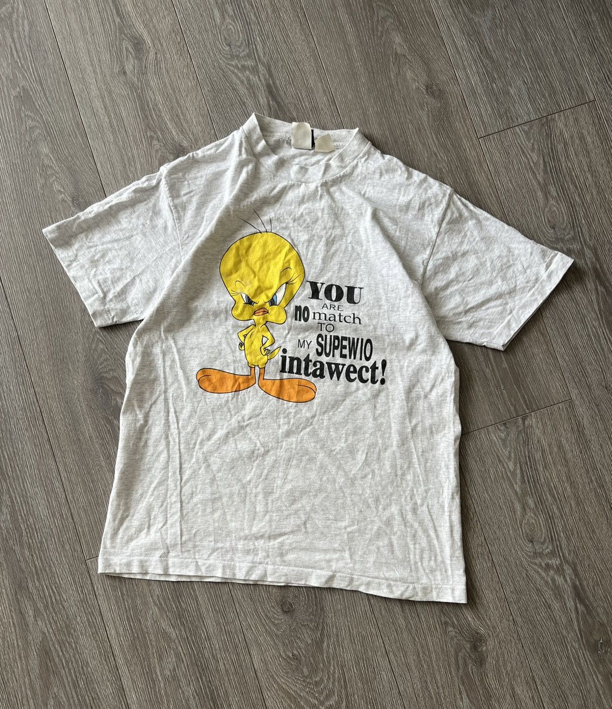 Cartoon Network × Vintage Vintage 1995 Looney Tunes Tweety Bird Cartoon Funny T Shirt Size US L / EU 52-54 / 3 - 1 Thumbnail