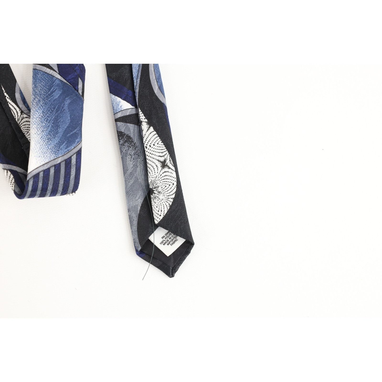 Vintage Vintage 80s 90s Streetwear Geometric Trippy Neck Tie Wedding Size ONE SIZE - 5 Thumbnail