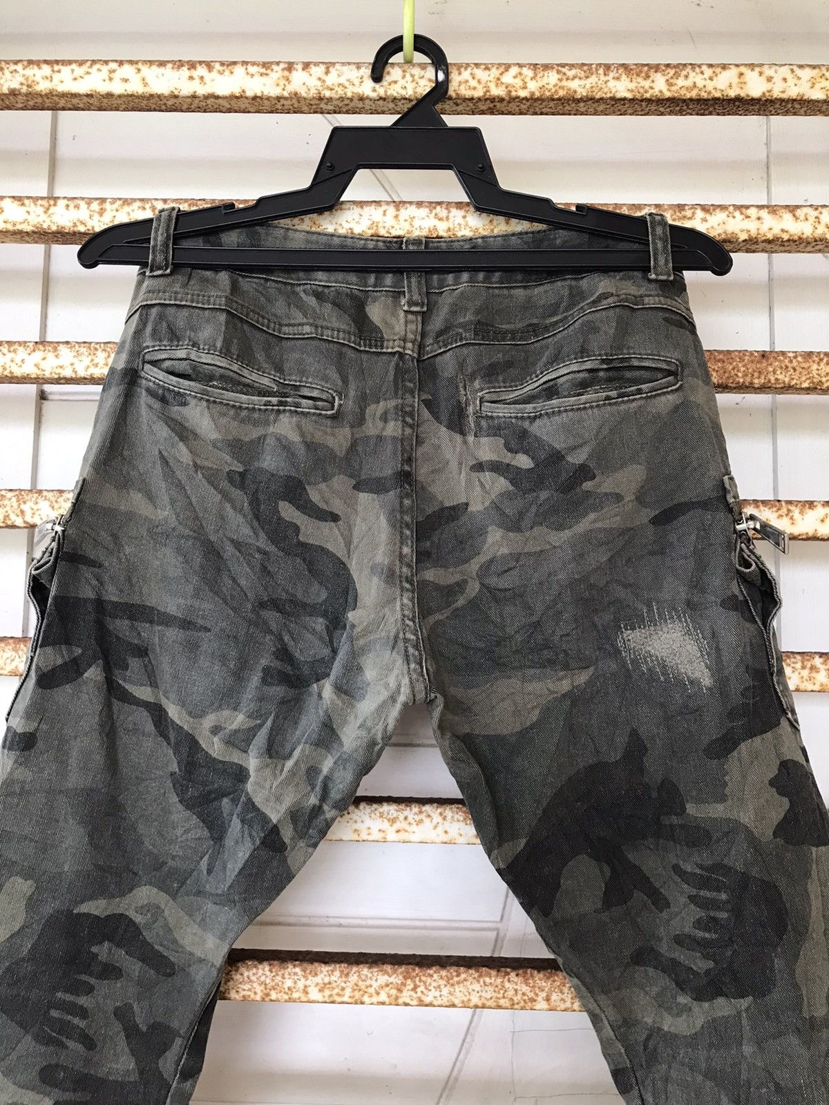 Japanese Brand × Seditionaries Japanese Camo Bondage Zipper Cargo Pants 3D Pockets Utility Size US 29 - 4 Thumbnail