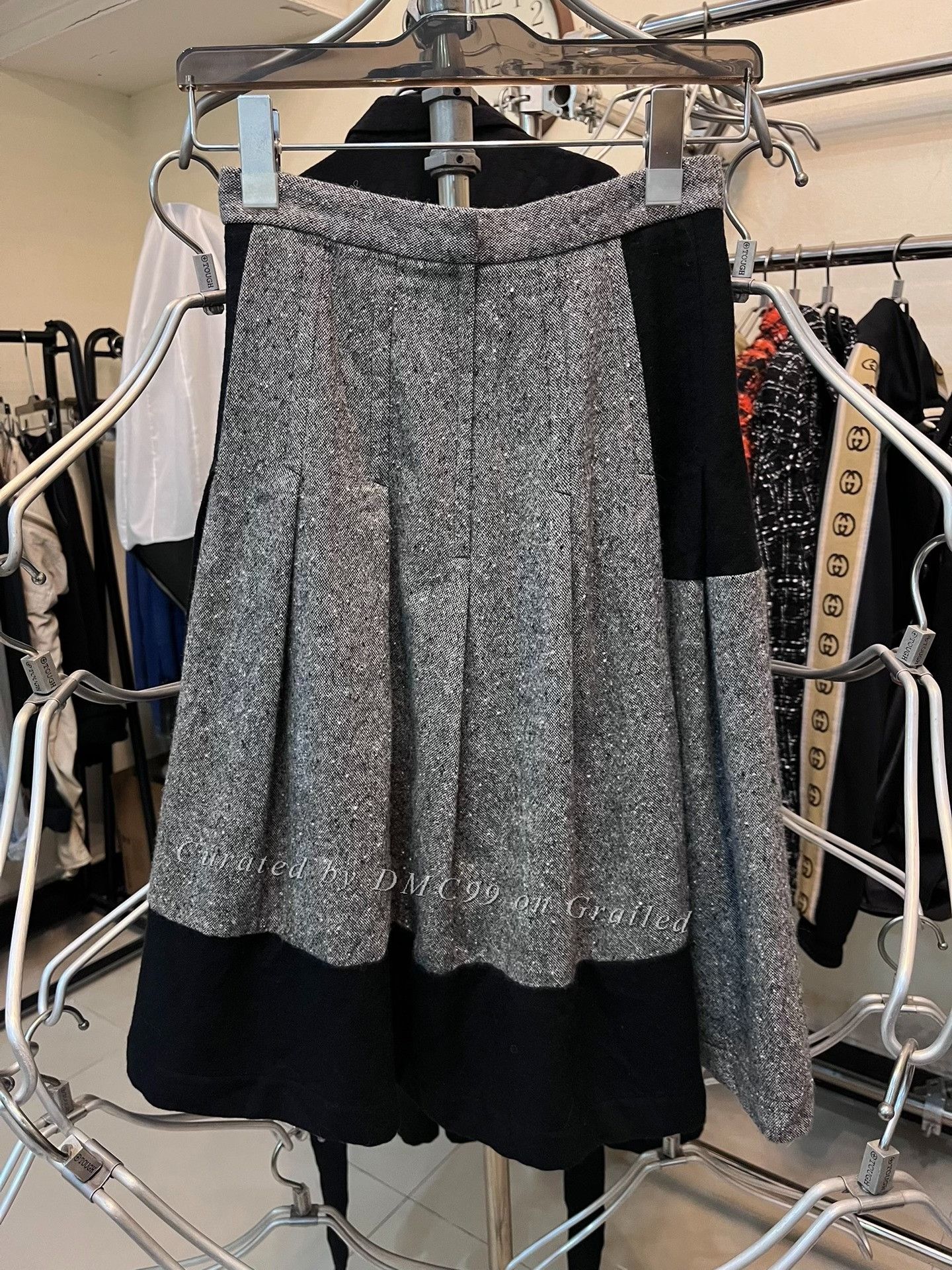 Comme des Garcons COMME des GARCONS Vintage Wool Pleated Skirt Size 30" / US 8 / IT 44 - 1 Thumbnail