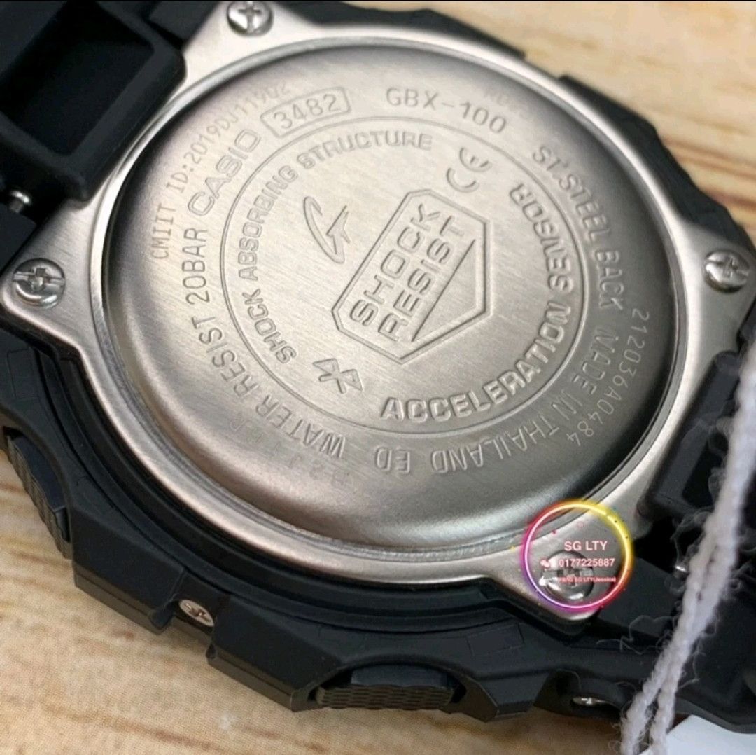 Casio × G Shock Casio G Shock GBX-100NS-1 (New) Size ONE SIZE - 4 Thumbnail