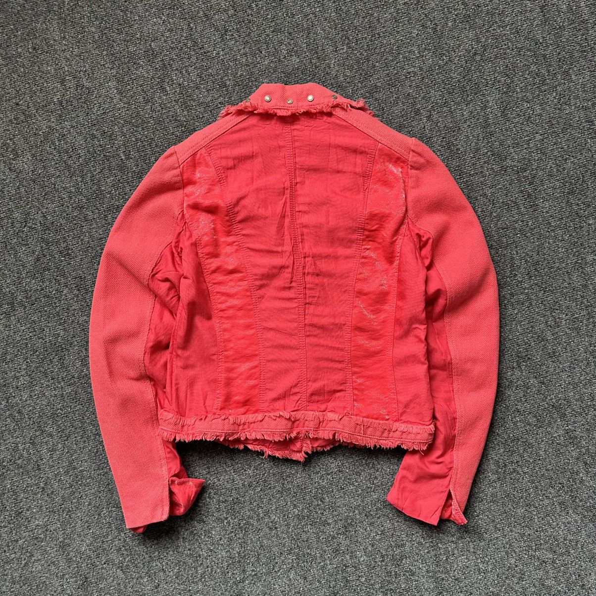 Lost Boys Archives VTG Women’s Denim Jacket Biba Size 36 Coral Japan Style Punk Size S / US 4 / IT 40 - 7 Thumbnail