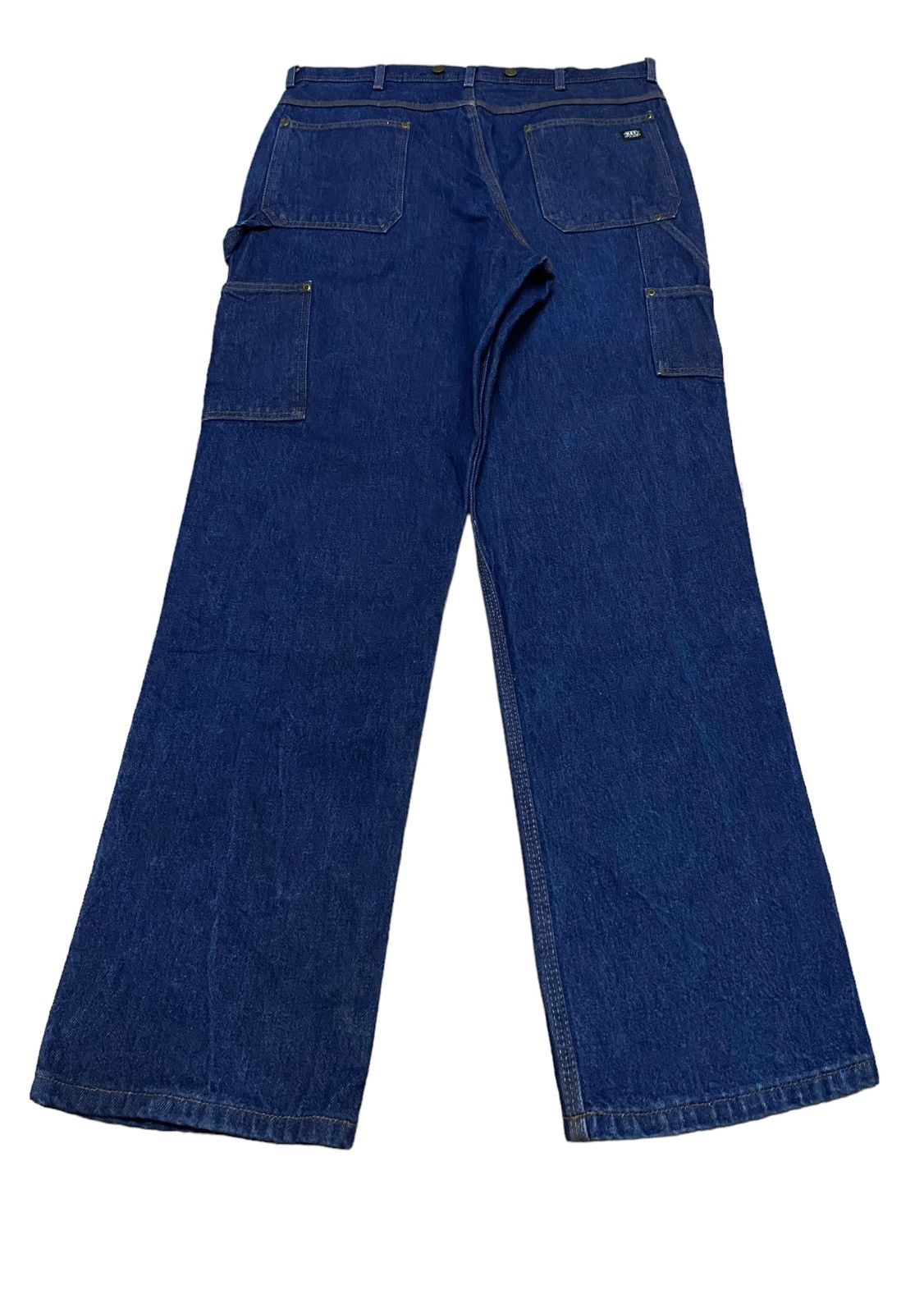 If Six Was Nine × Vintage Vintage Brand Key Double Knee Baggy Jeans 1990s Size US 40 / EU 56 - 2 Thumbnail