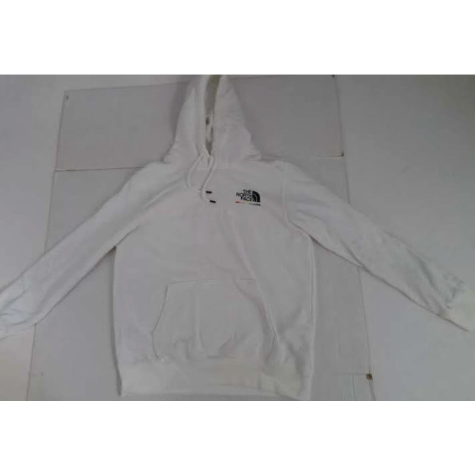 The North Face VINTAGE North Face Sweatshirt Hooded White Logo Large L Unisex Adults Crew Neck Pullover Winter Outdoor Canvas Cotton Sweatshirt Size US L / EU 52-54 / 3 - 3 Thumbnail