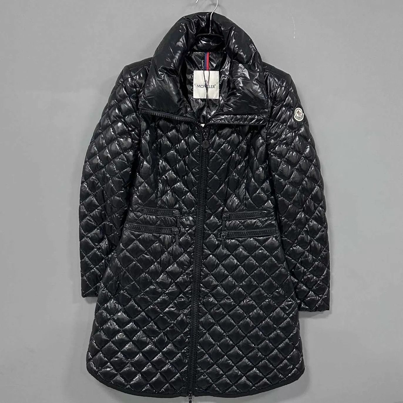 Moncler Moncler black magic tape trainer jacket size 1 Size S / US 4 / IT 40 - 1 Thumbnail