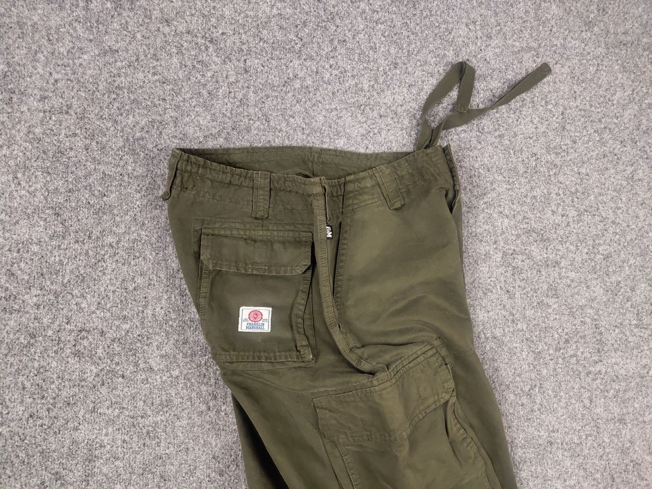 Franklin & Marshall Franklin Marshall American Military Army Baggy Cargo Pants Size US 34 / EU 50 - 14 Thumbnail