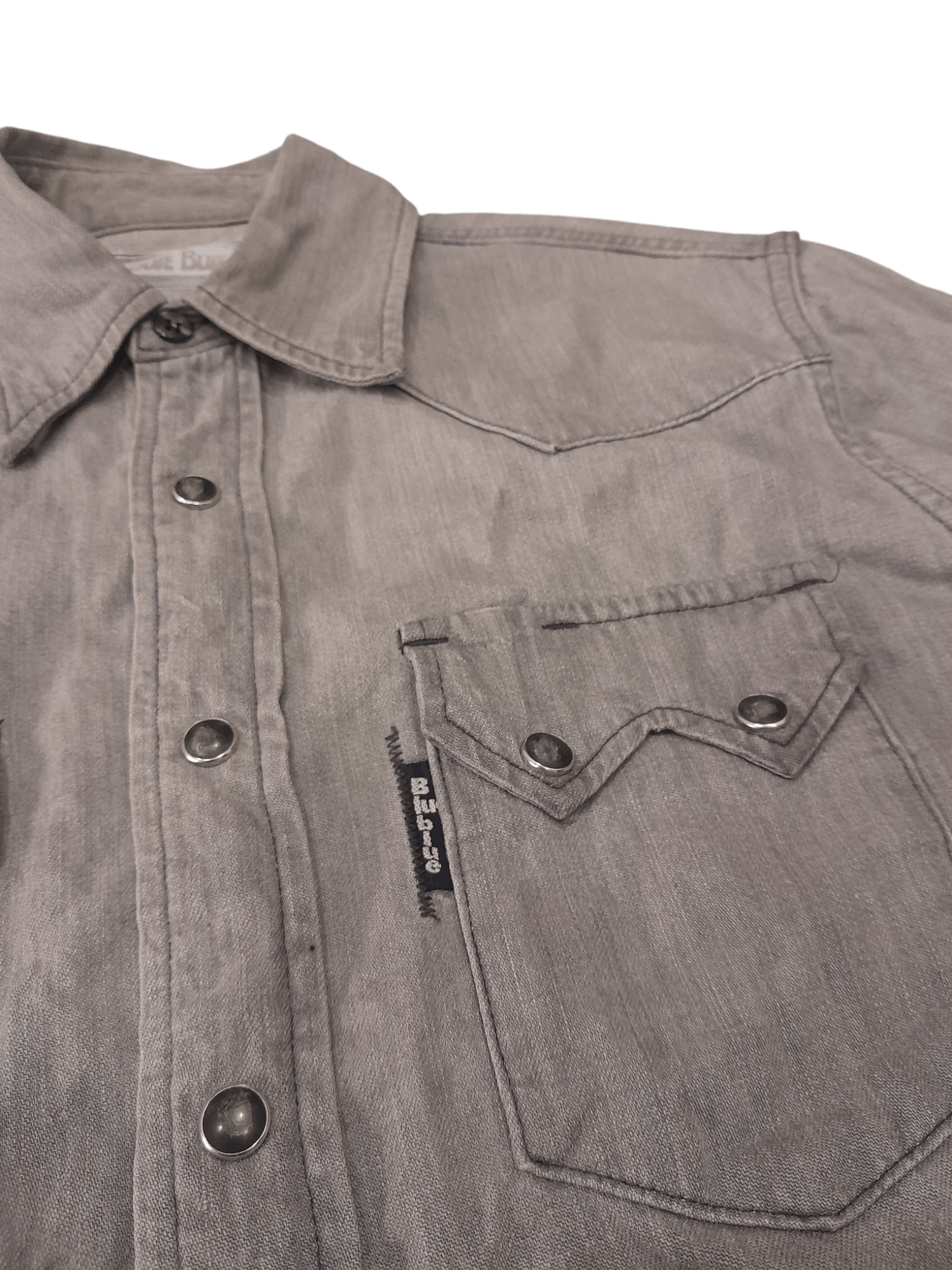 Blue Blue Japan Blue Blue Japan Kenji Tsuji Buffalo Shirt (F445) Size US S / EU 44-46 / 1 - 3 Thumbnail