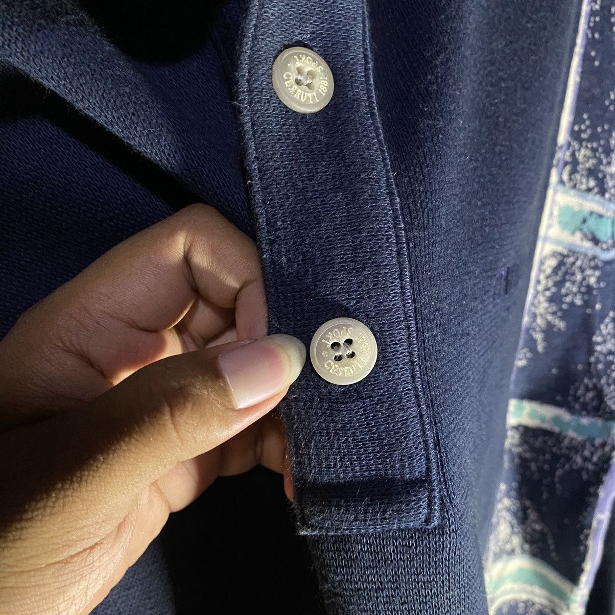 Cerruti 1881 × Vintage CERRUTI 1881 HALFBUTTON SWEATHERSHIRT Size US L / EU 52-54 / 3 - 8 Thumbnail