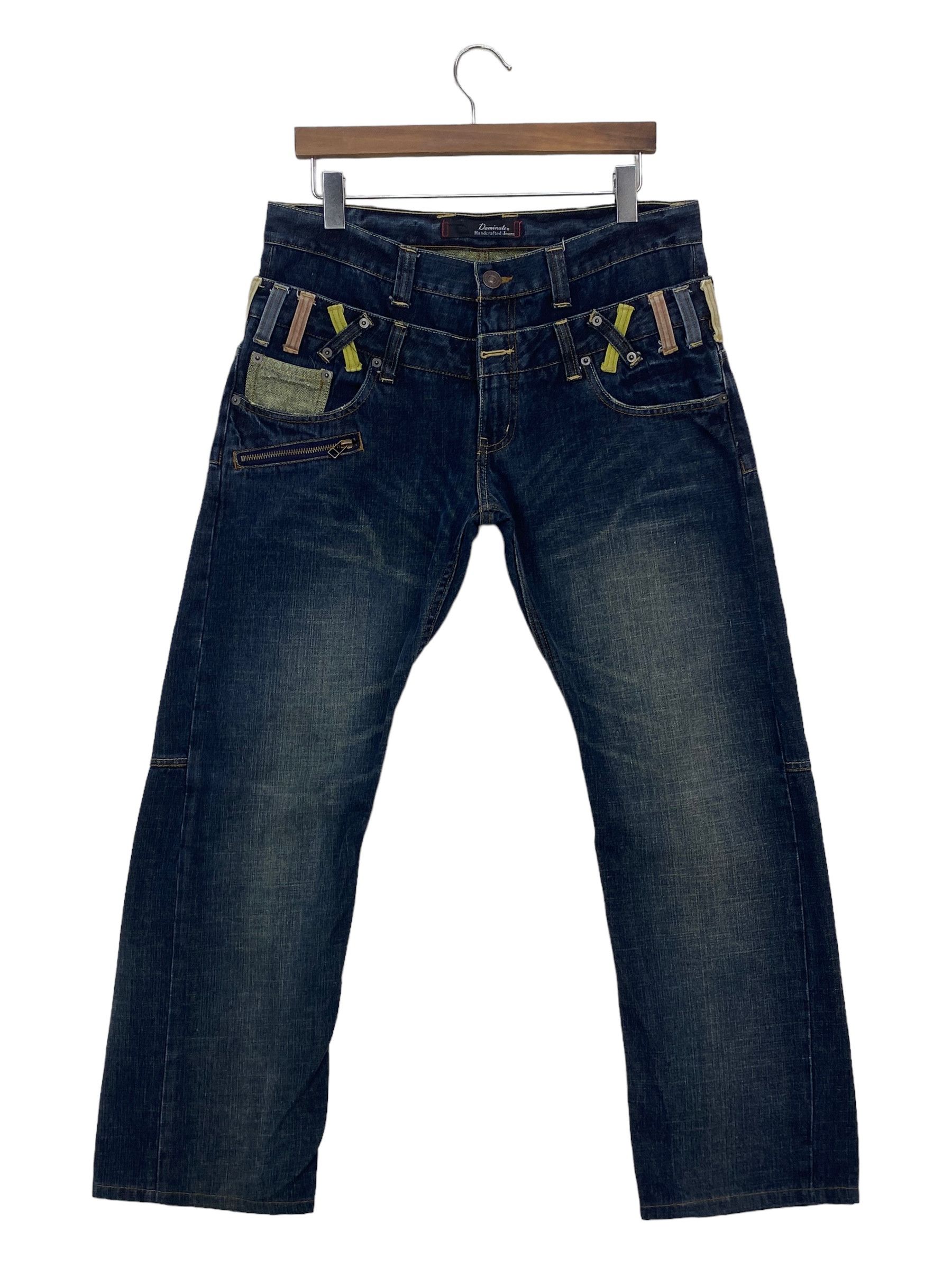 Other Dominate Handcrafted Jeans Double Waist Distressed Jeans Size US 32 / EU 48 - 2 Thumbnail