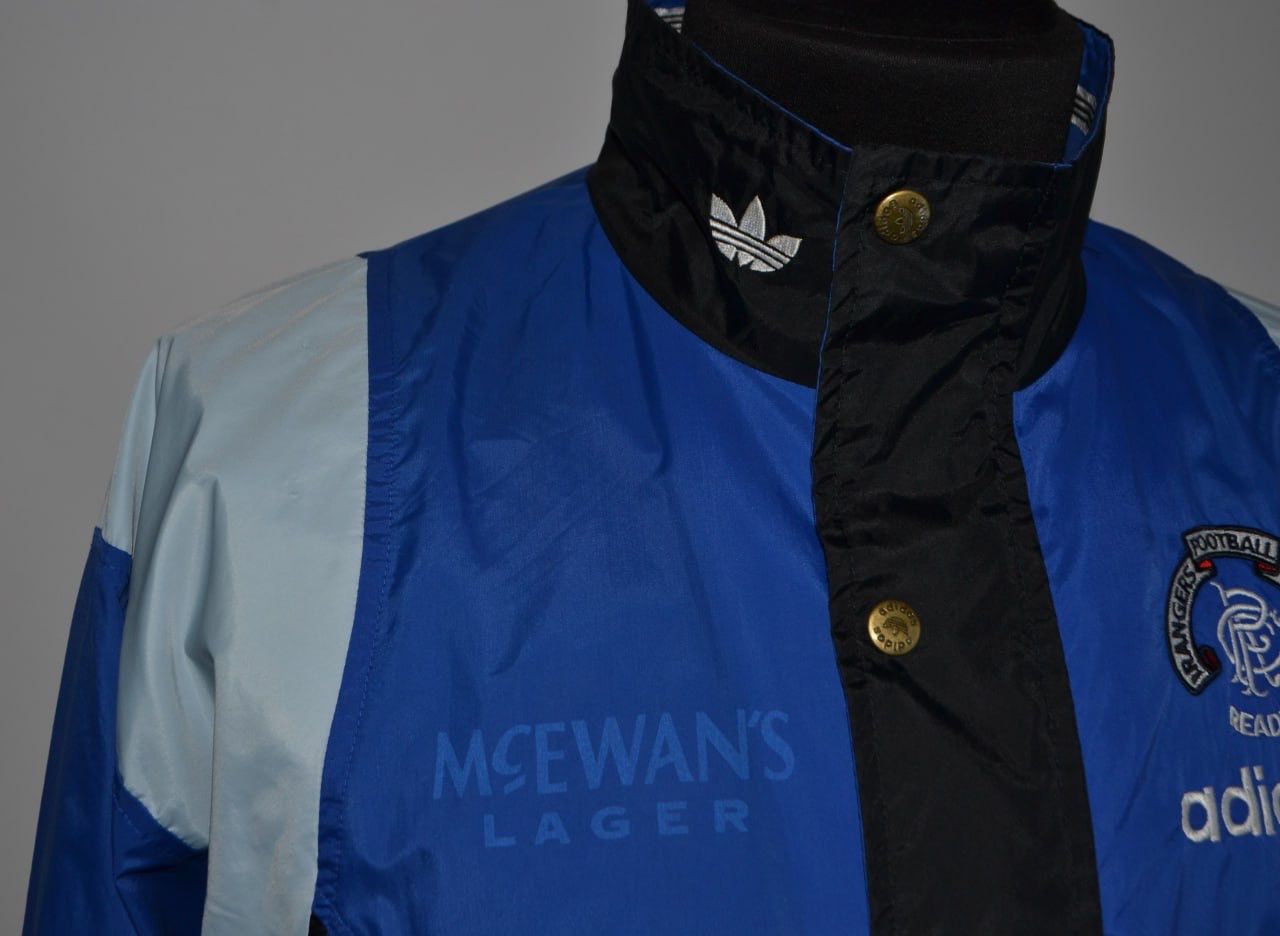 Vintage Glasgow Rangers 1995-1996 Adidas Vintage Football Jacket Size US M / EU 48-50 / 2 - 4 Thumbnail