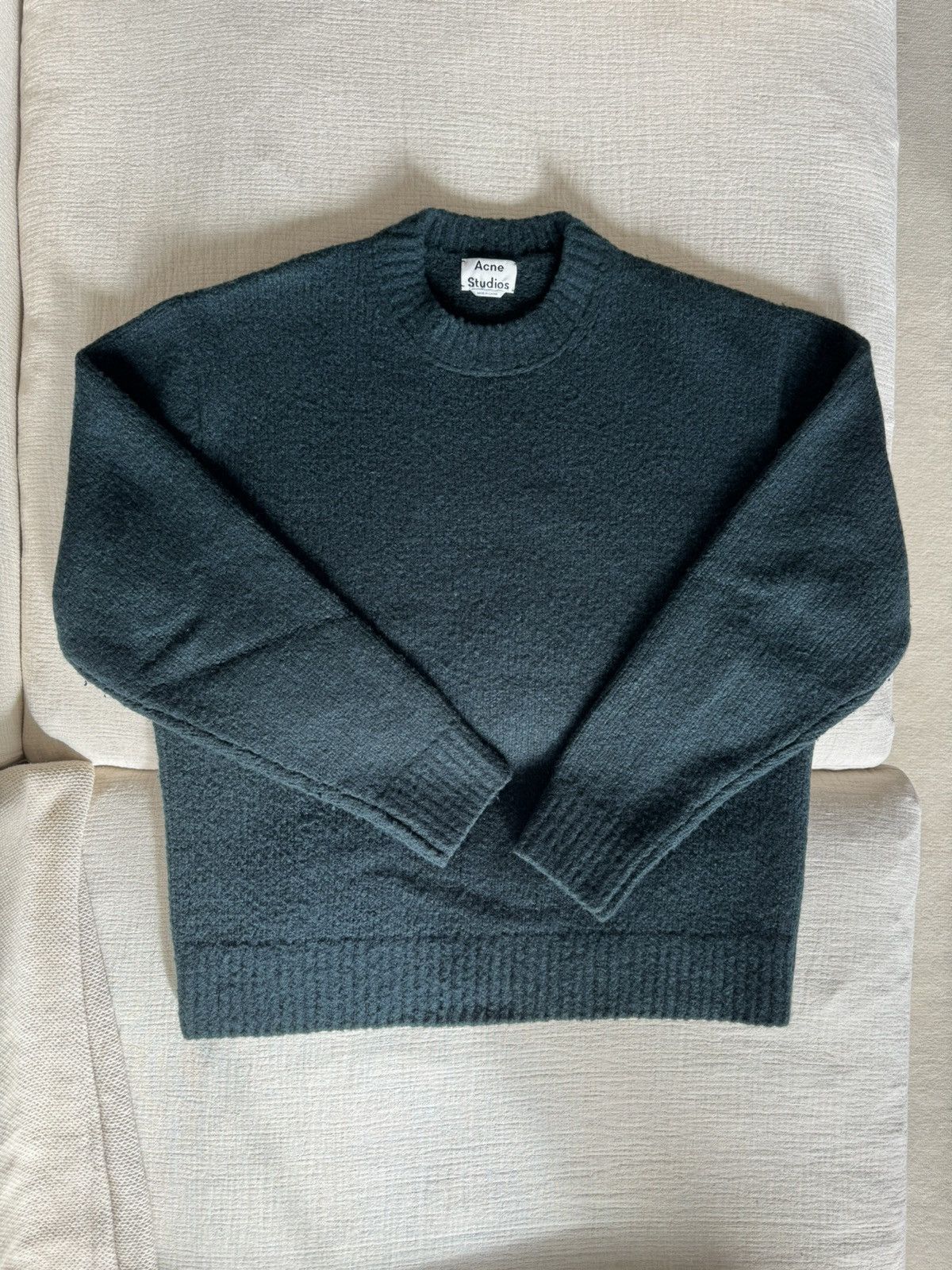 Acne Studios Acne Studios Green Wool + Cashmere Sweater Size US S / EU 44-46 / 1 - 2 Thumbnail