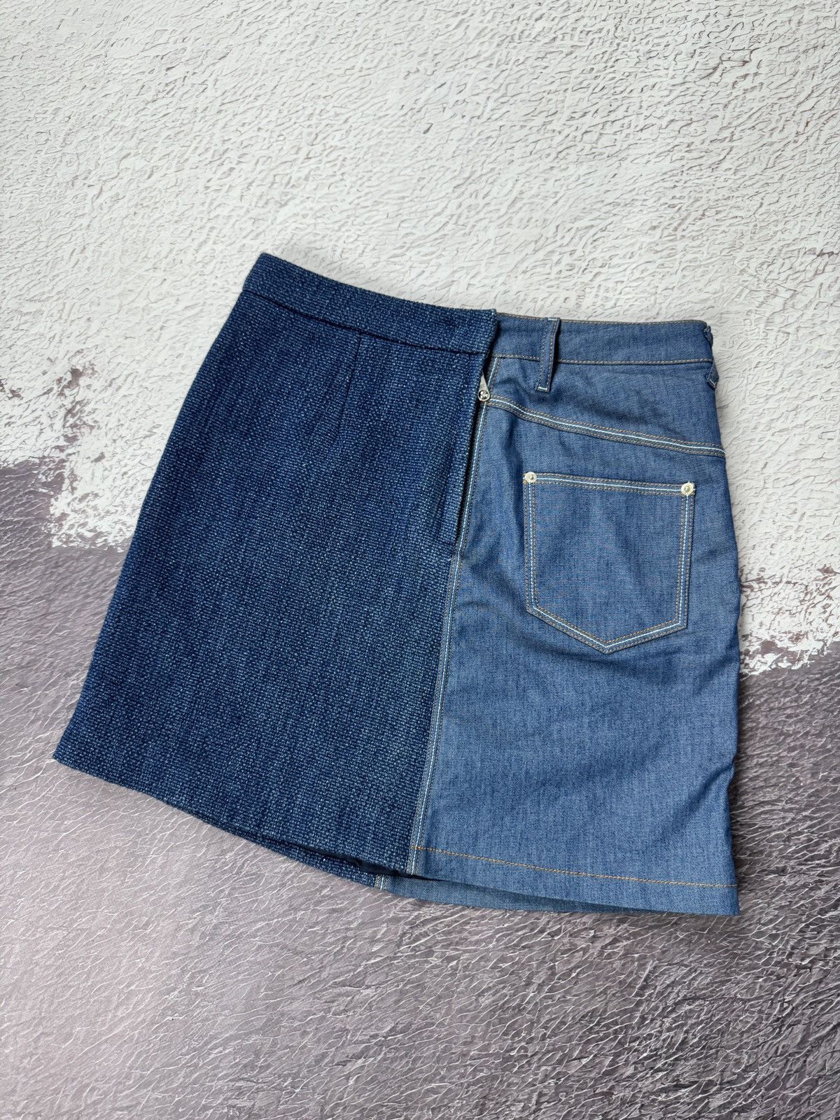 Sonia Rykiel Sonia by Sonia Rykiel denim mini jeans skirt Size 27" / US 4 / IT 40 - 2 Thumbnail