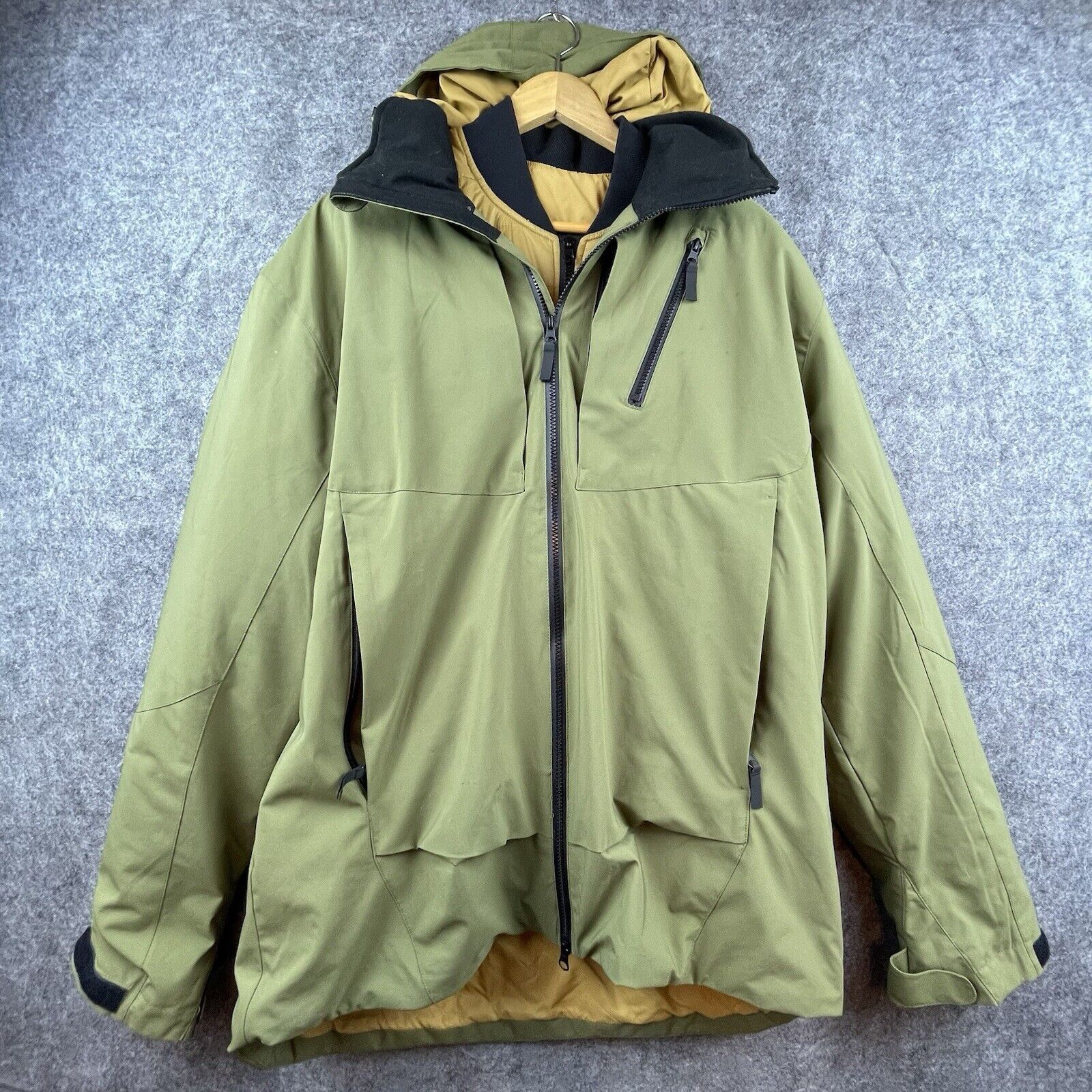Body Glove Body Glove Ski Jacket Mens XL Olive Removable Lining 3in1 Size US XL / EU 56 / 4 - 1 Thumbnail