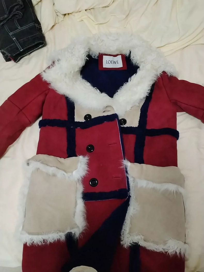Loewe Loewe 100% wool 100% sheepskin Size L / US 10 / IT 46 - 1 Thumbnail