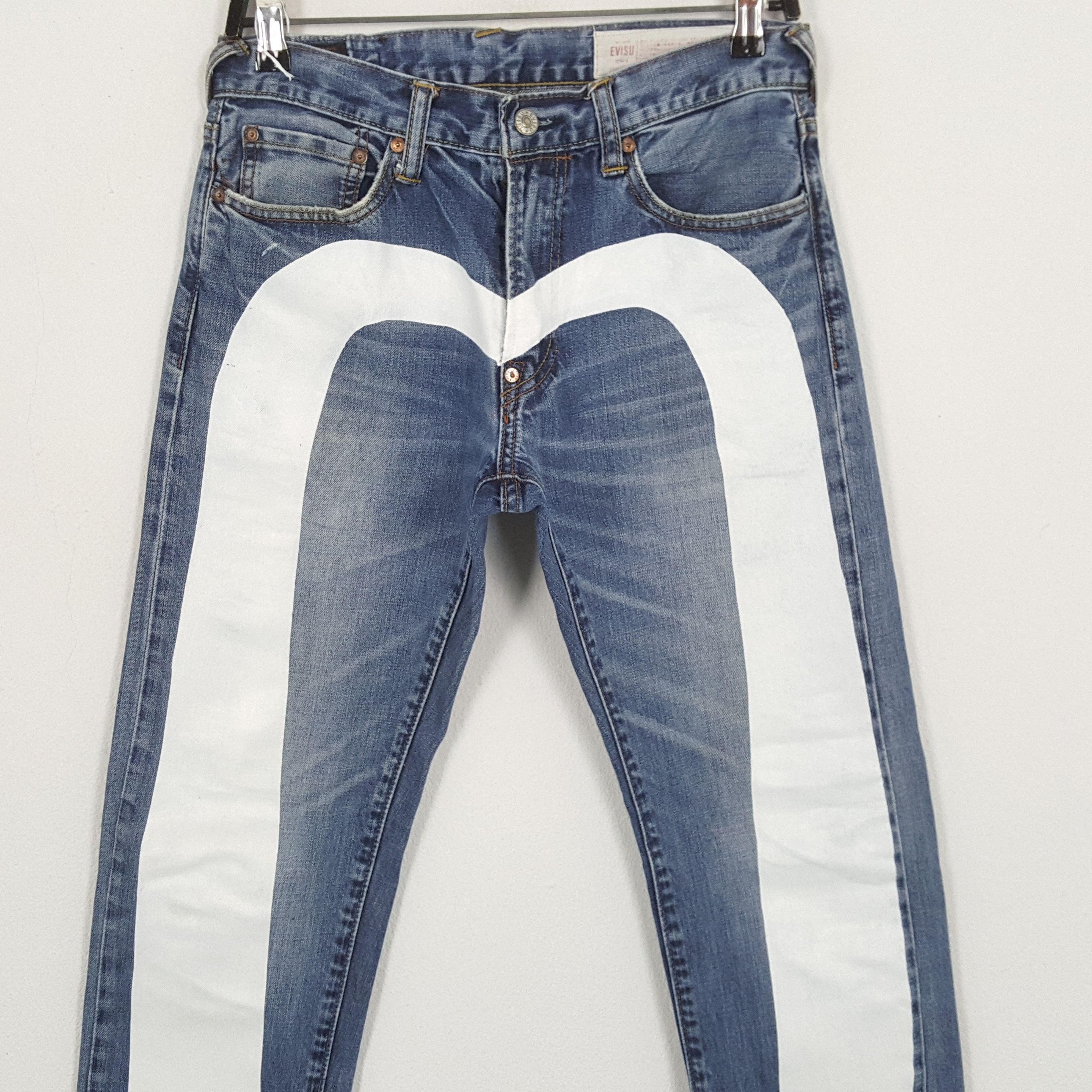 Japanese Brand × Vintage EVISU Japanese Brand Streetwear Custom Daicock Jeans Size US 30 / EU 46 - 2 Thumbnail